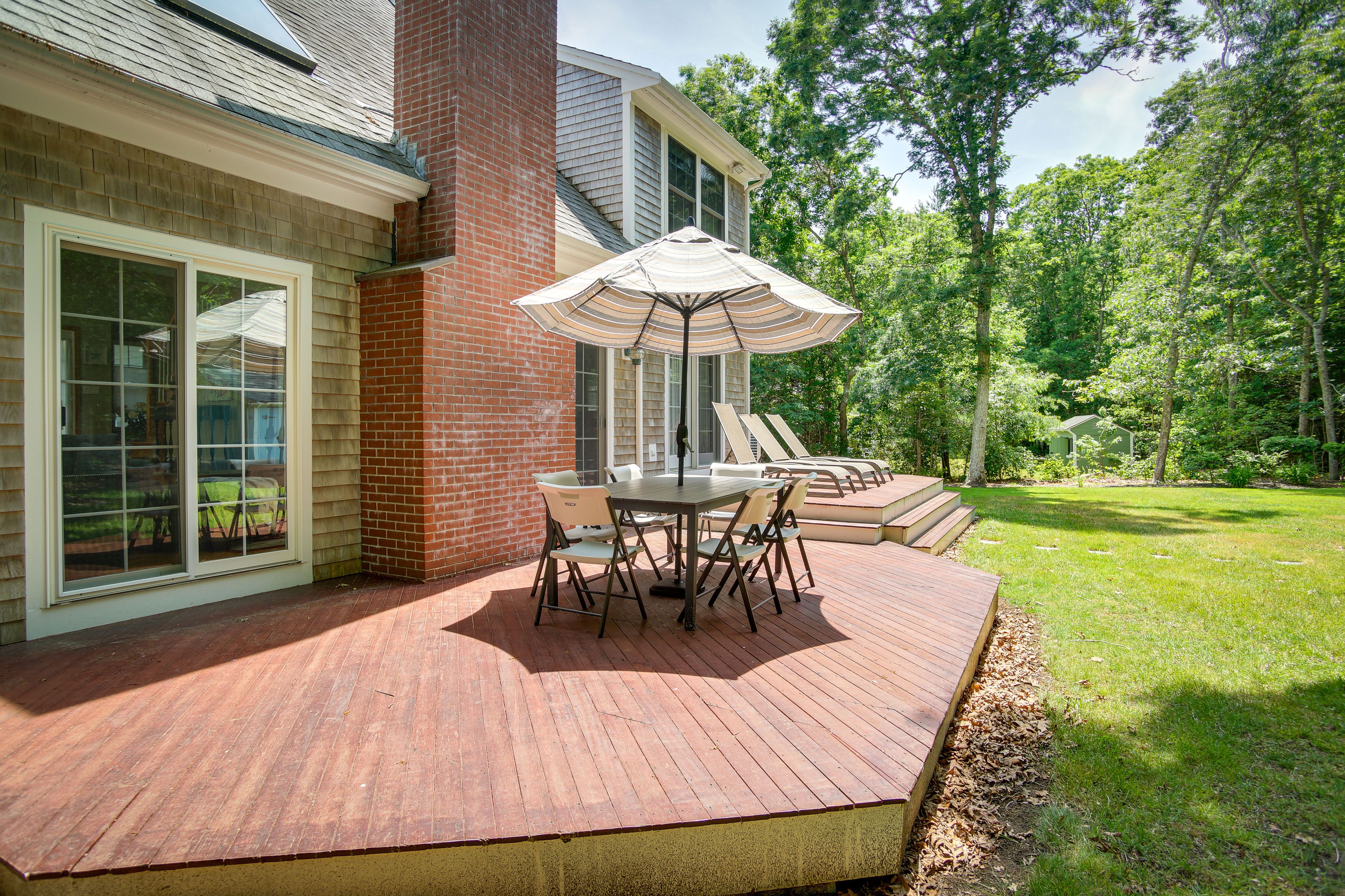 Backyard | Chiminea | Beach Chairs