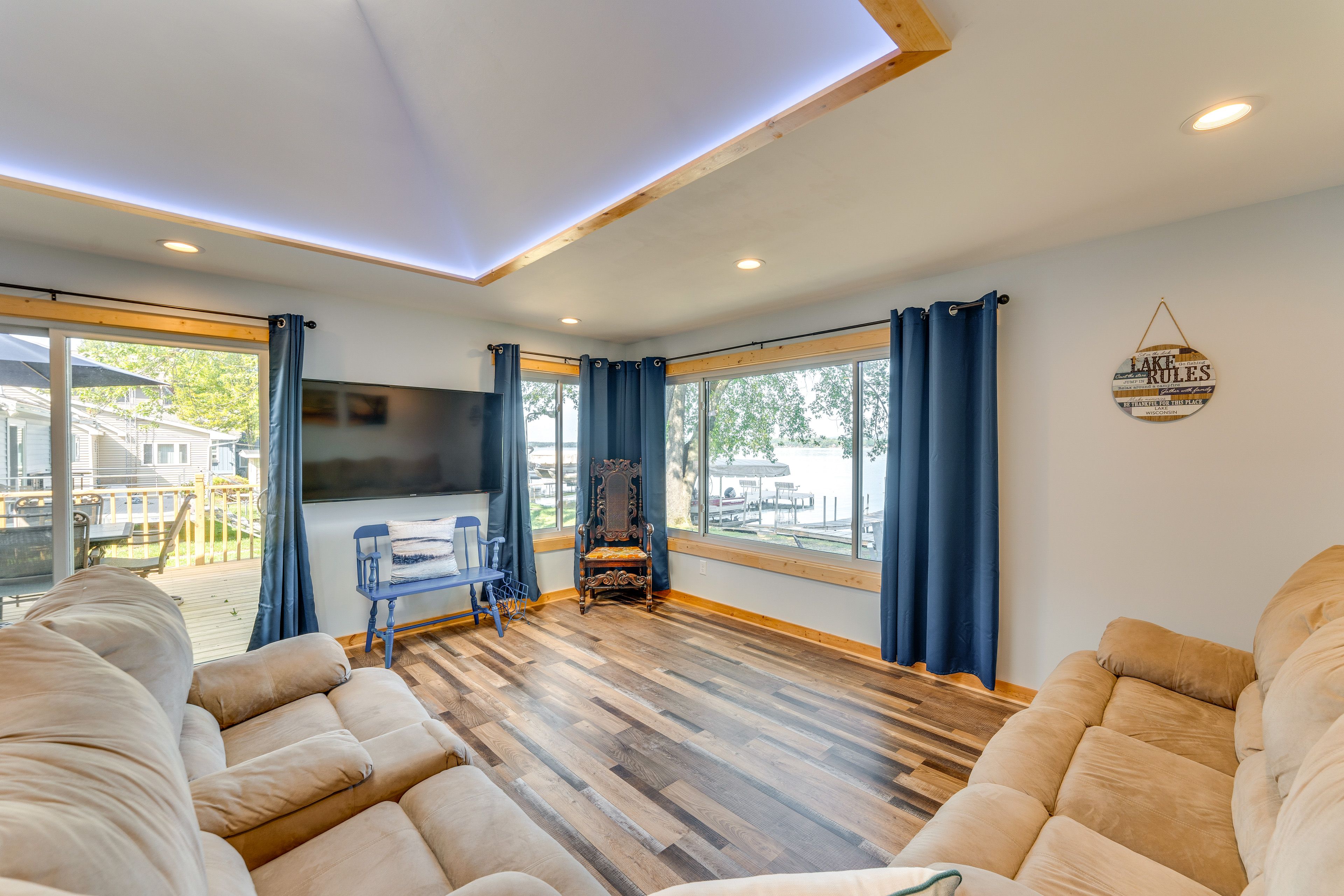 Living Room | Smart TV | Queen Sleeper Sofa
