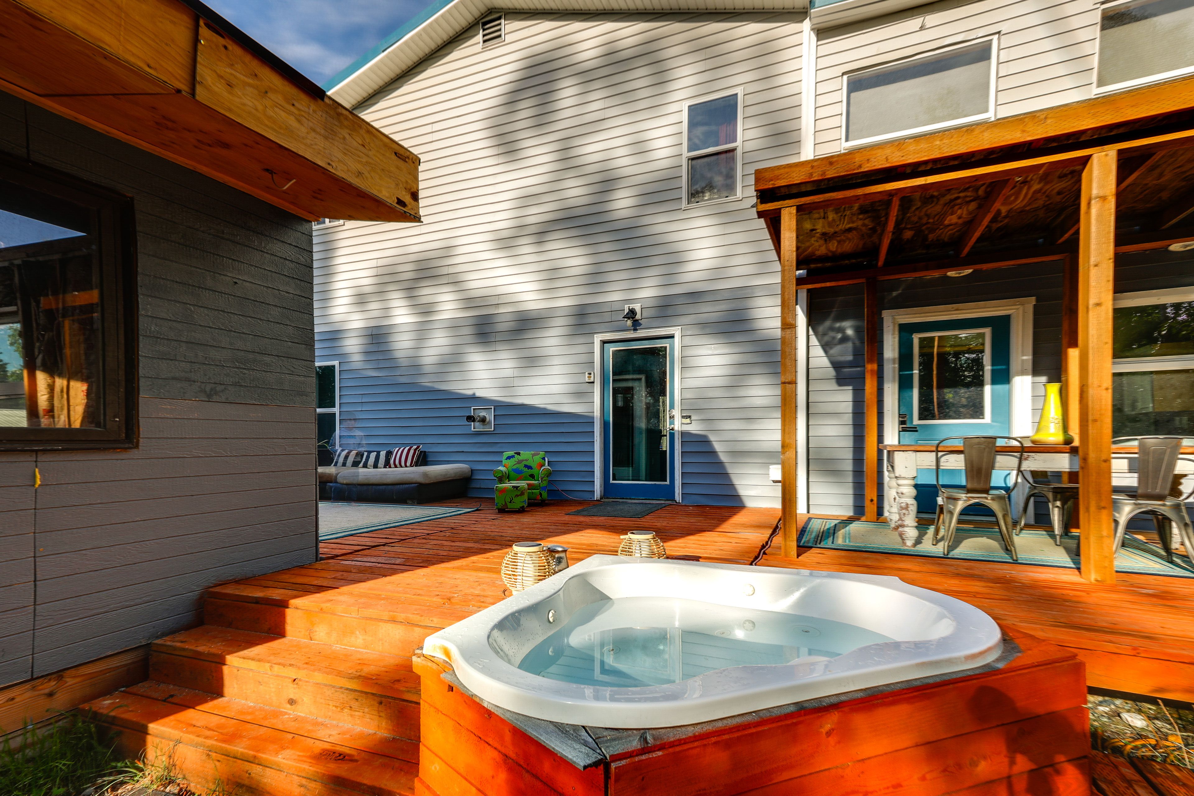 Shared Hot Tub