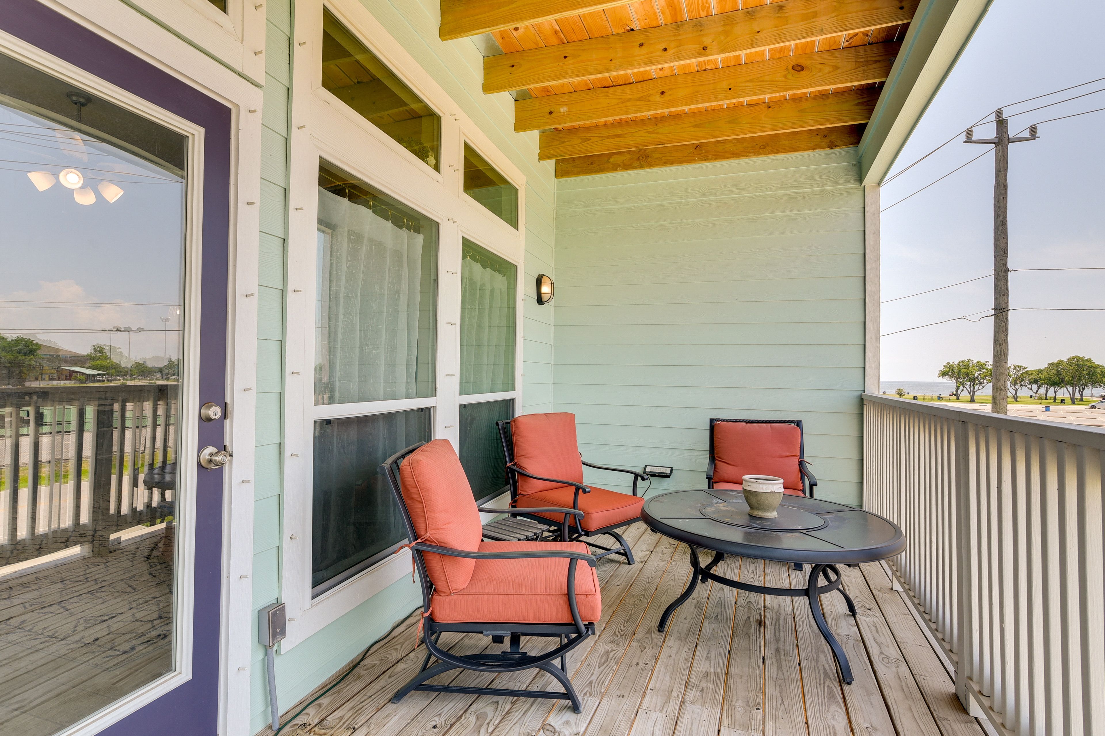 Balcony | Outdoor Dining Area | Access Via Living Room