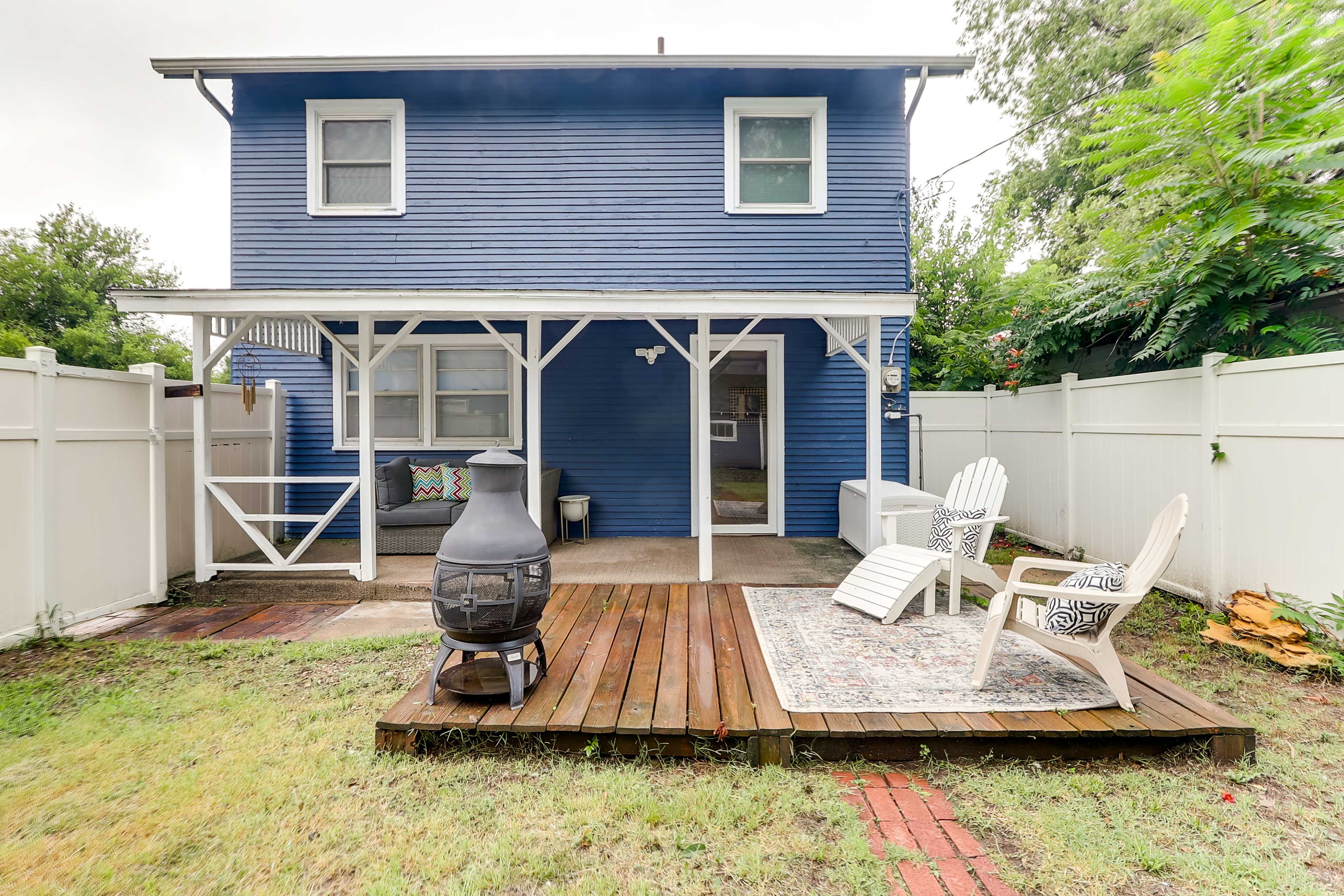 Wichita Vacation Rental | 3BR | 2BA | 1,656 Sq Ft | Stairs to Access