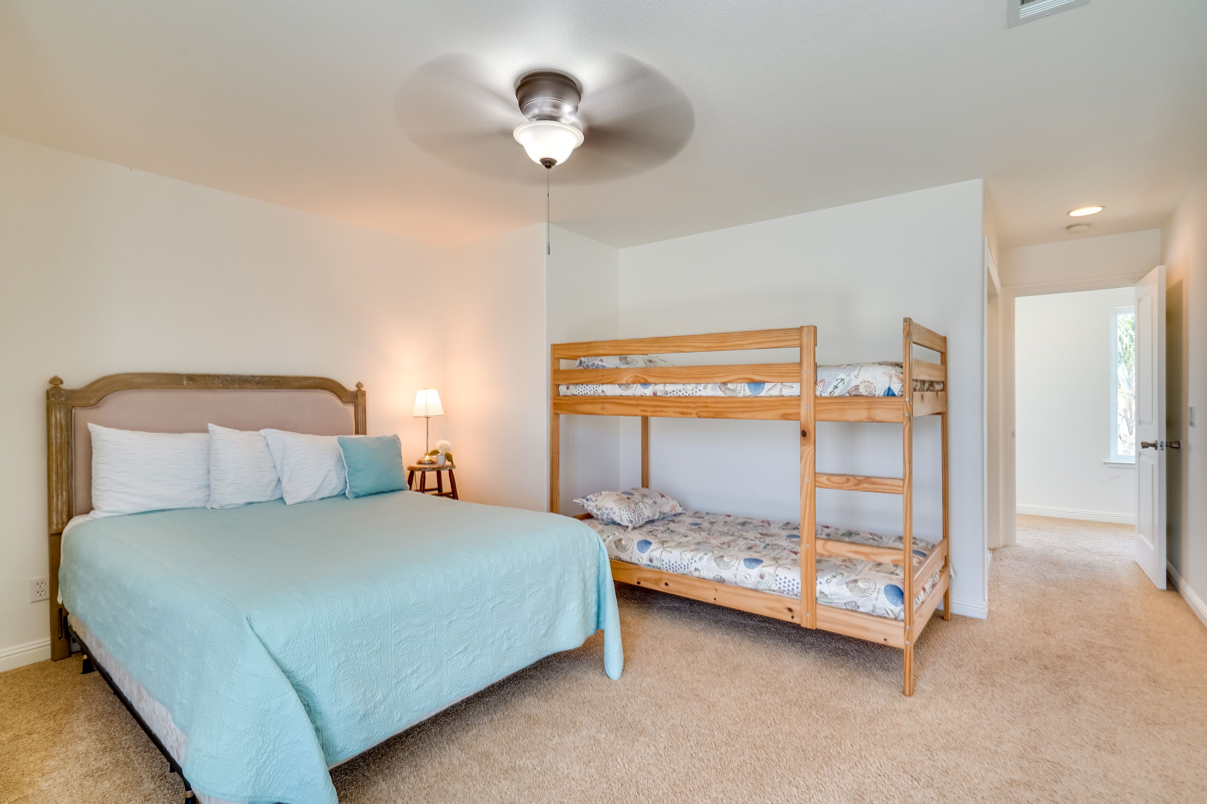 Bedroom 2 | 2nd Floor | Queen Bed | Twin Bunk Bed