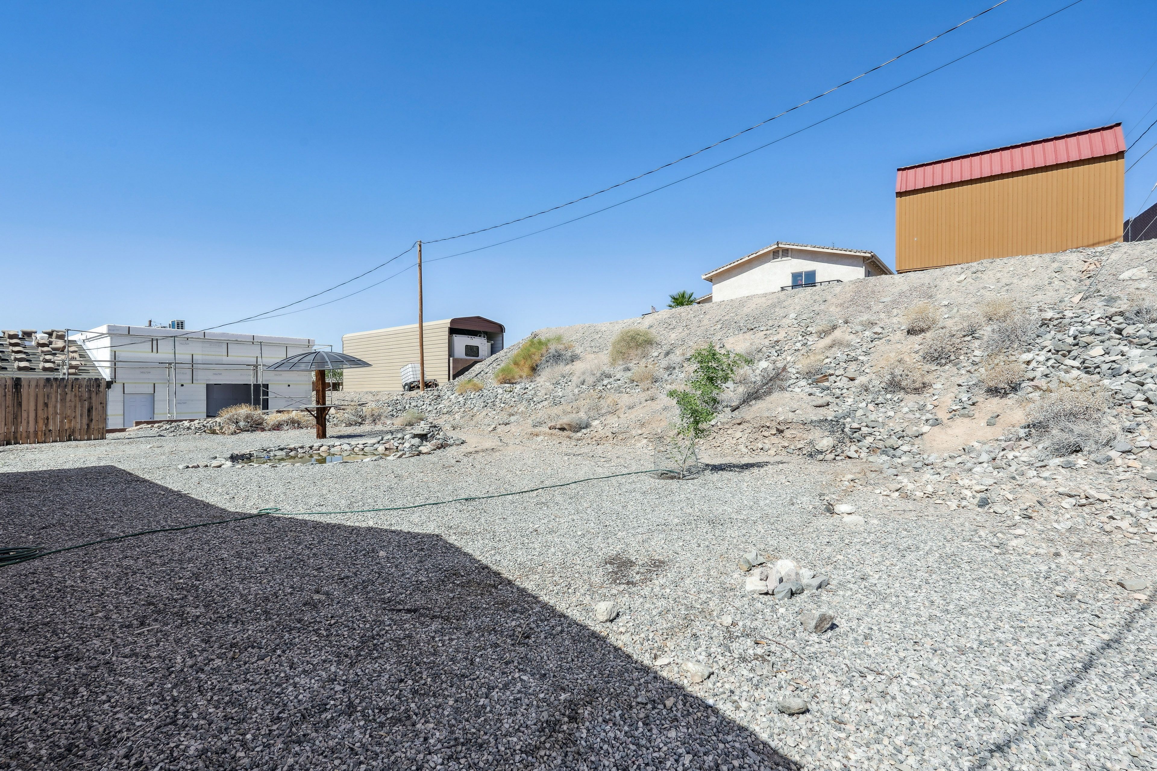 Gravel Backyard