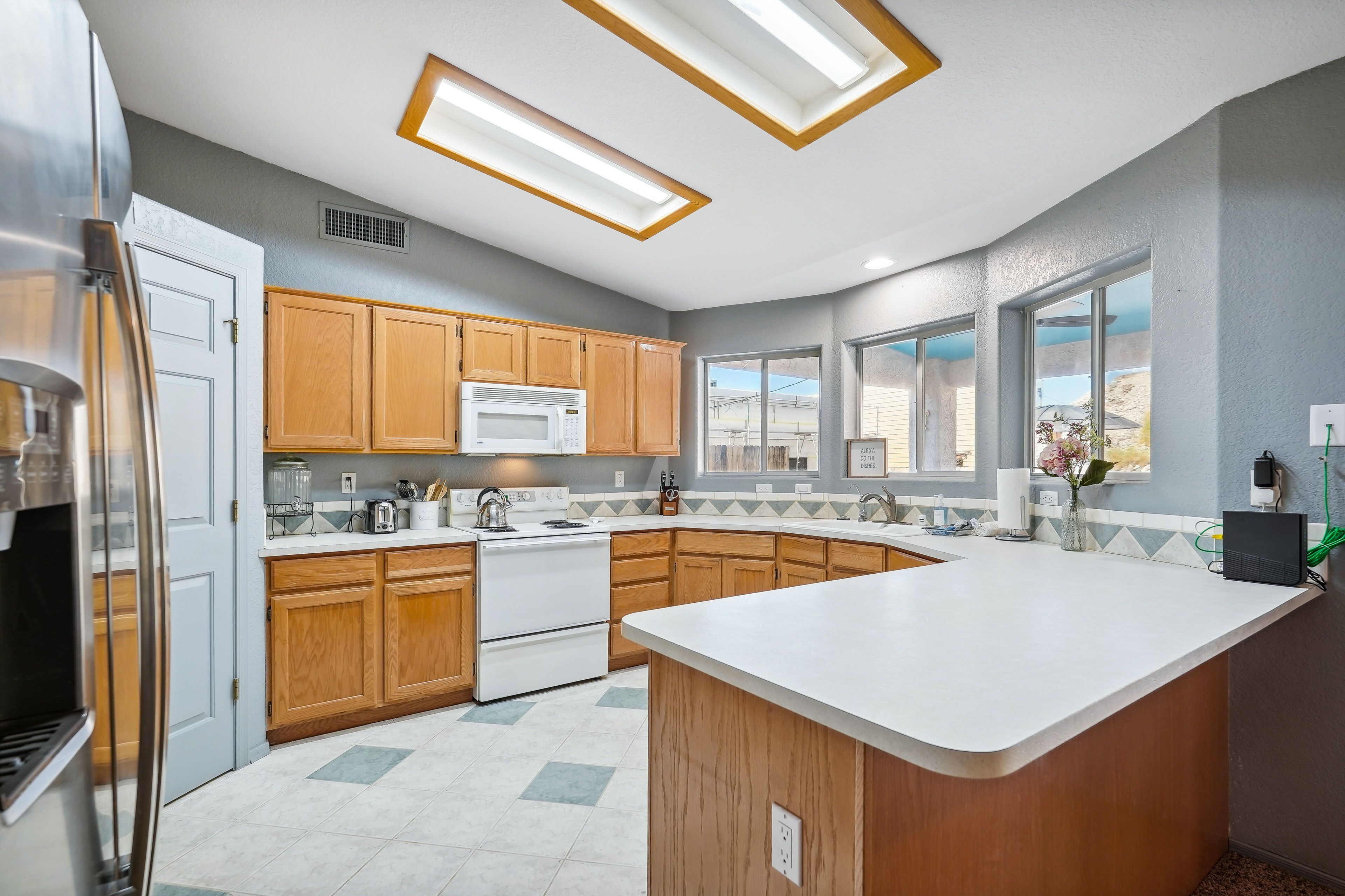 Kitchen | Pet Friendly w/ Fee
