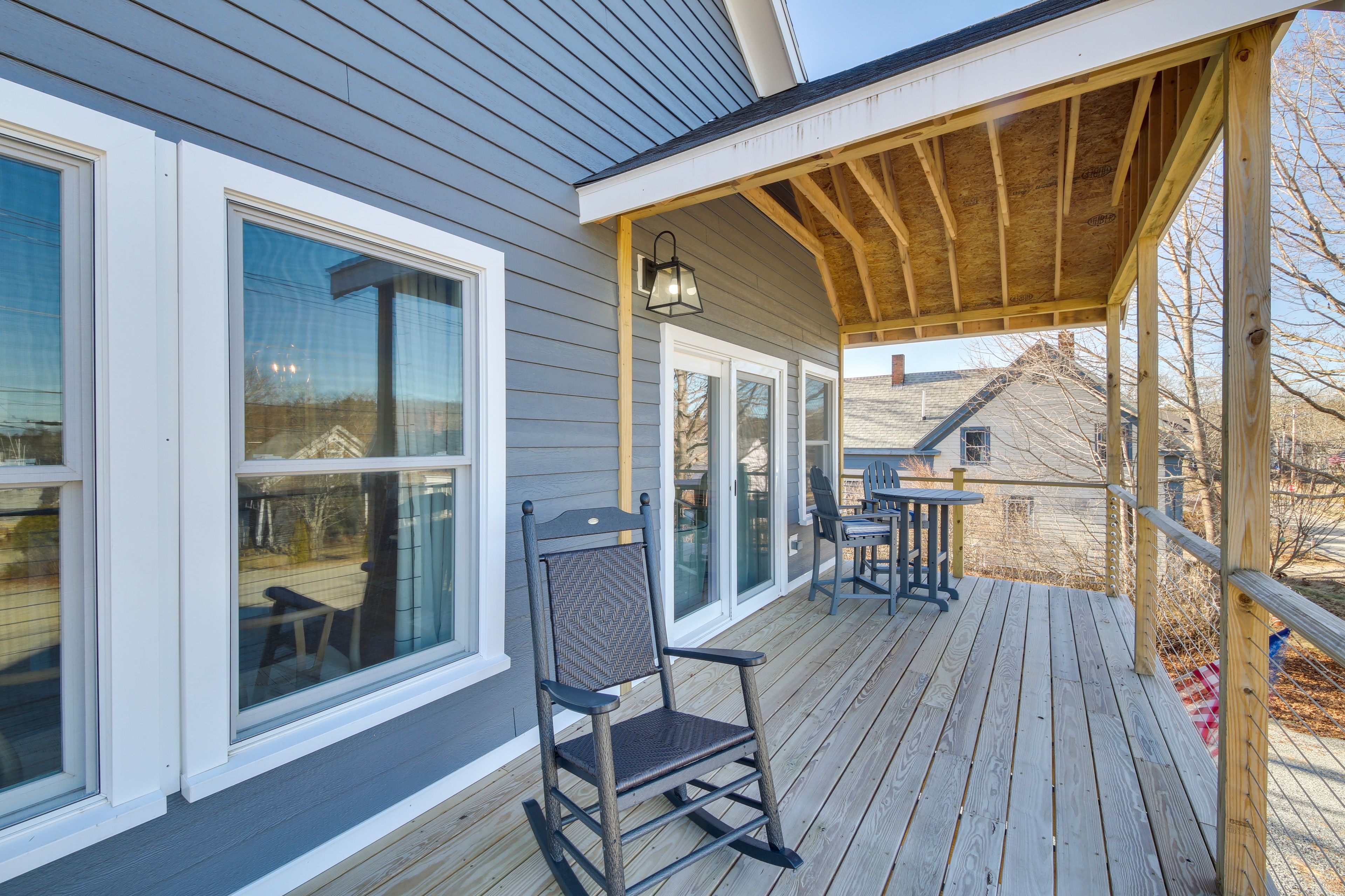 Deck | Outdoor Dining Area | Rocking Chairs
