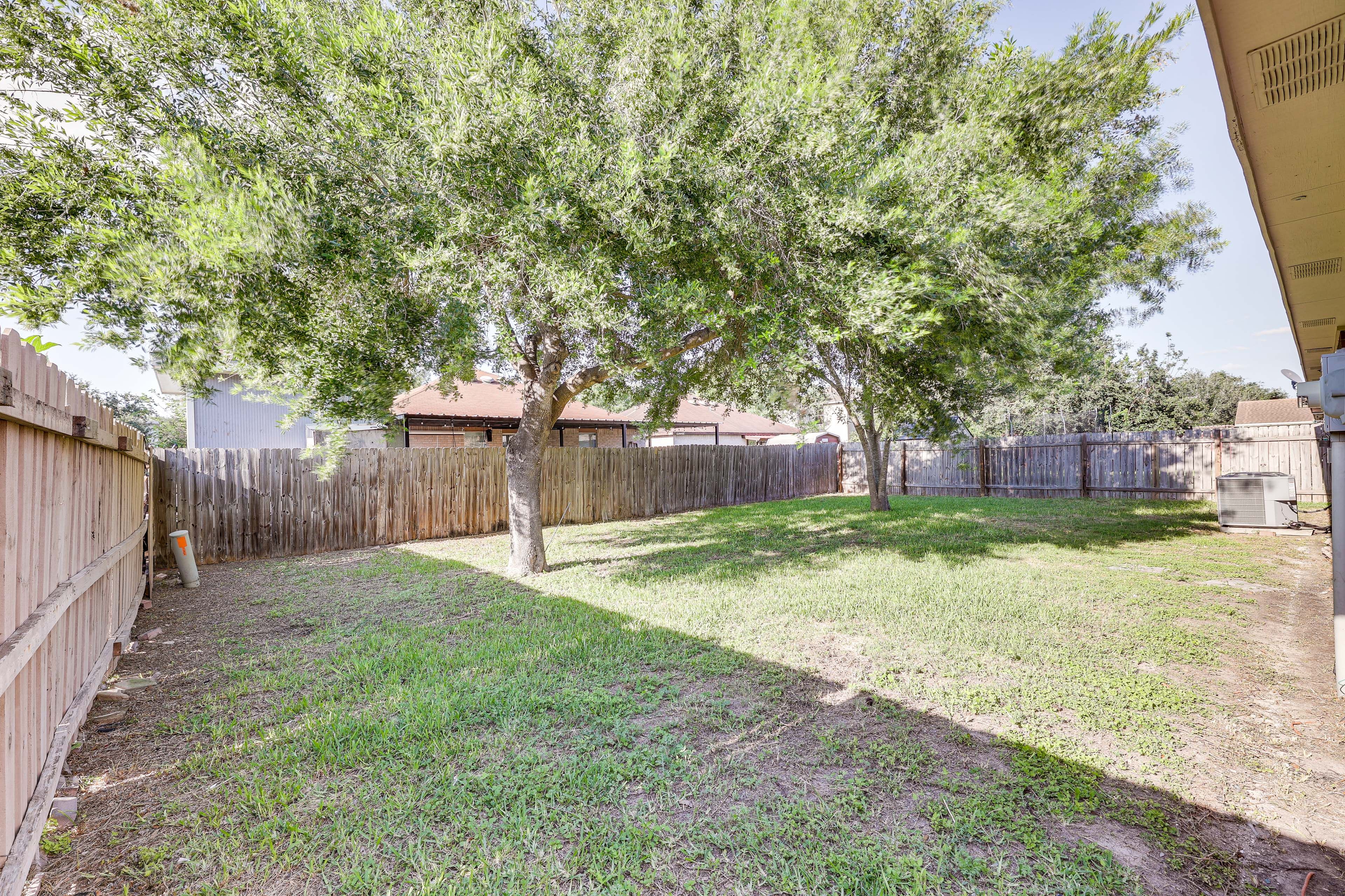 Private Fenced Backyard