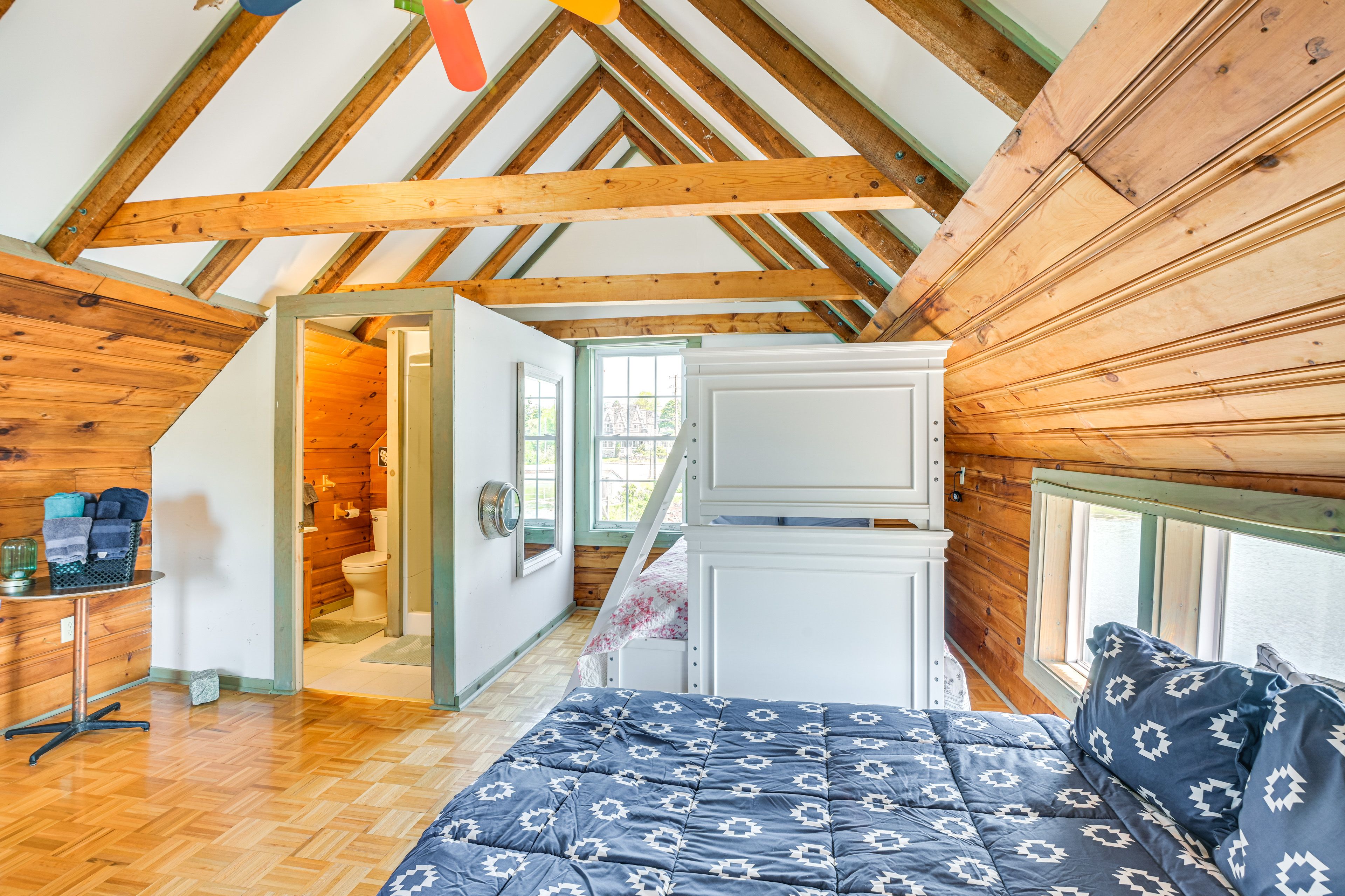 Bedroom 2 (Loft) | Full Bed | Twin/Full Bunk Bed | 2nd Floor
