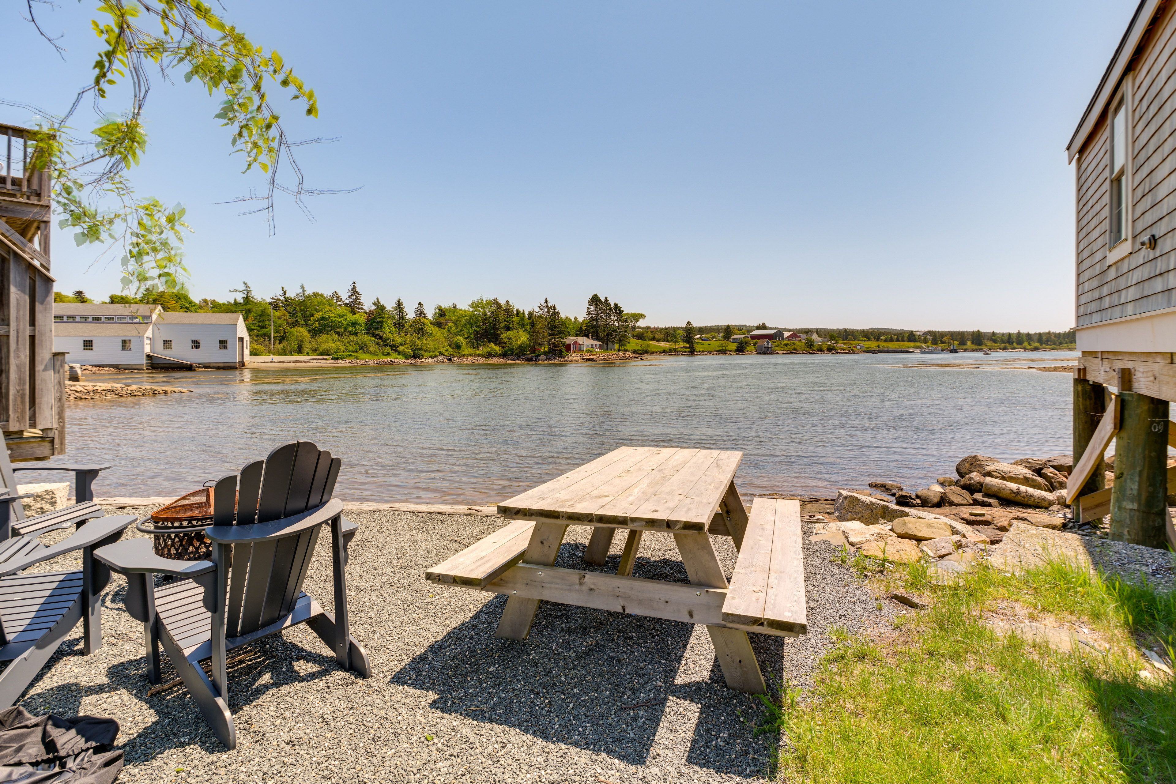 Cottage Exterior | Yard | Fire Pit