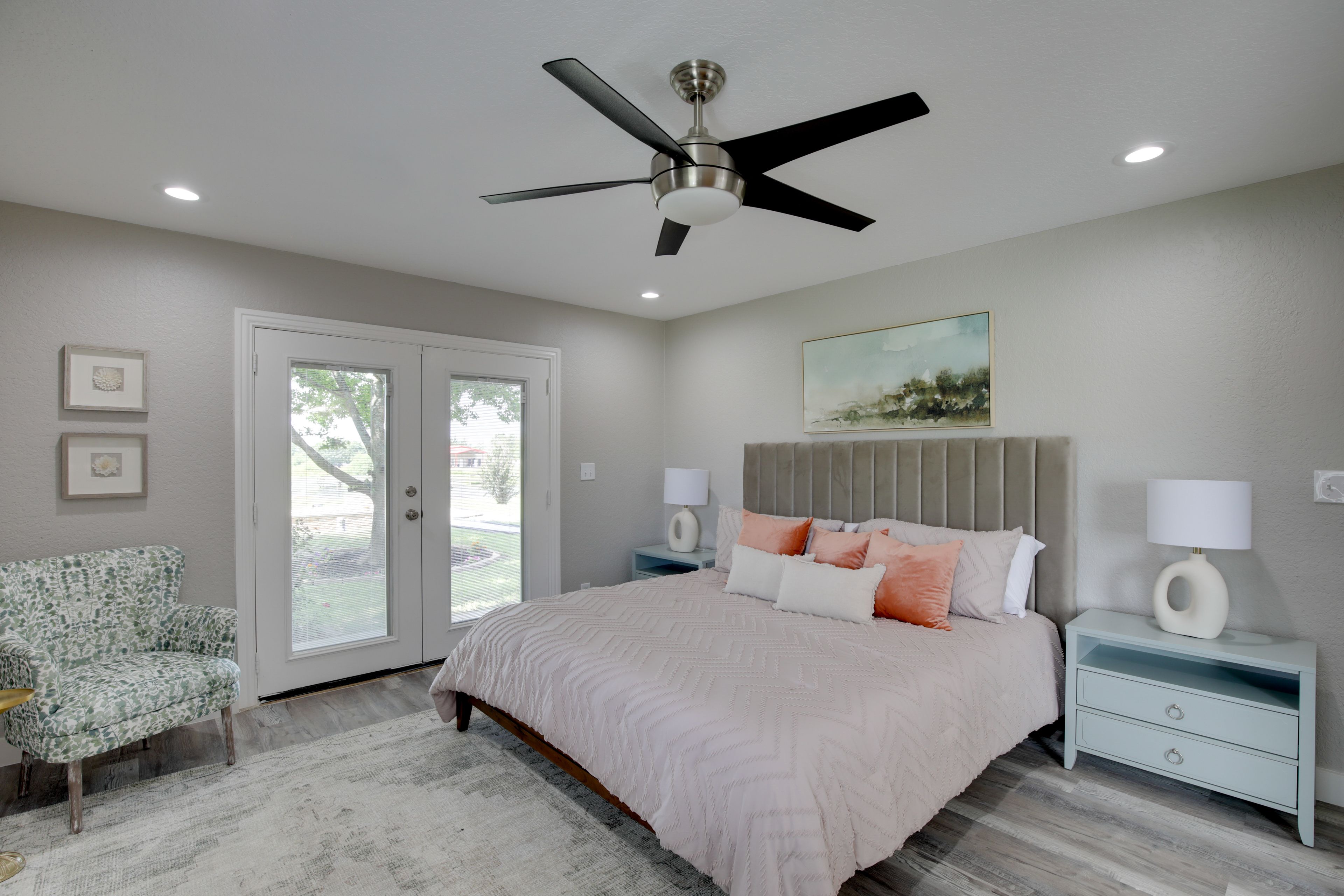 Bedroom Suite | 1st Floor | King Bed | Fireplace | Flat-Screen TV