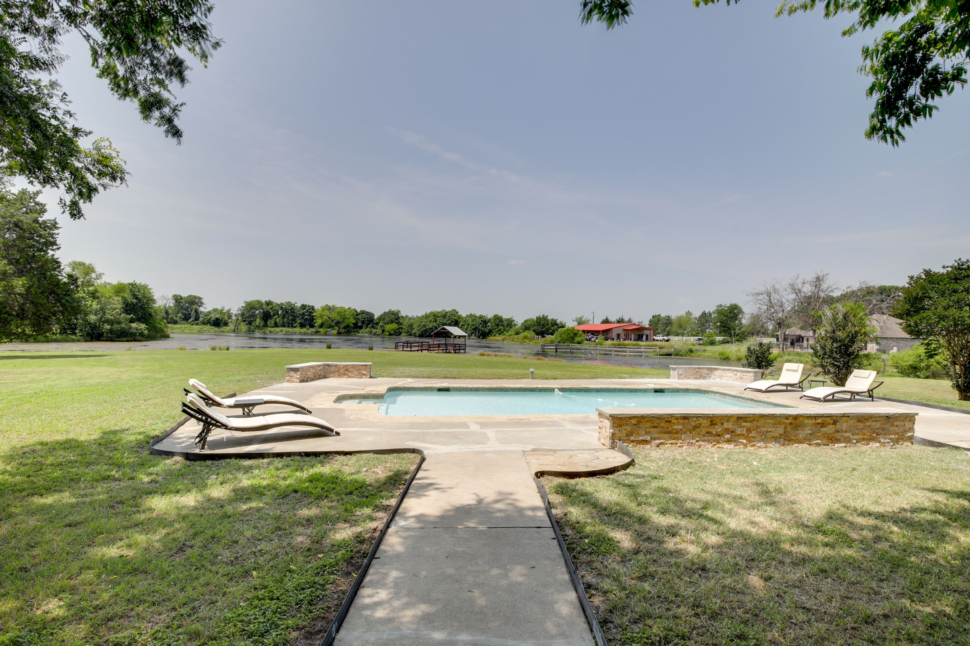 Private Outdoor Pool (Depth 3'-8') | Water Views | Access to Pond