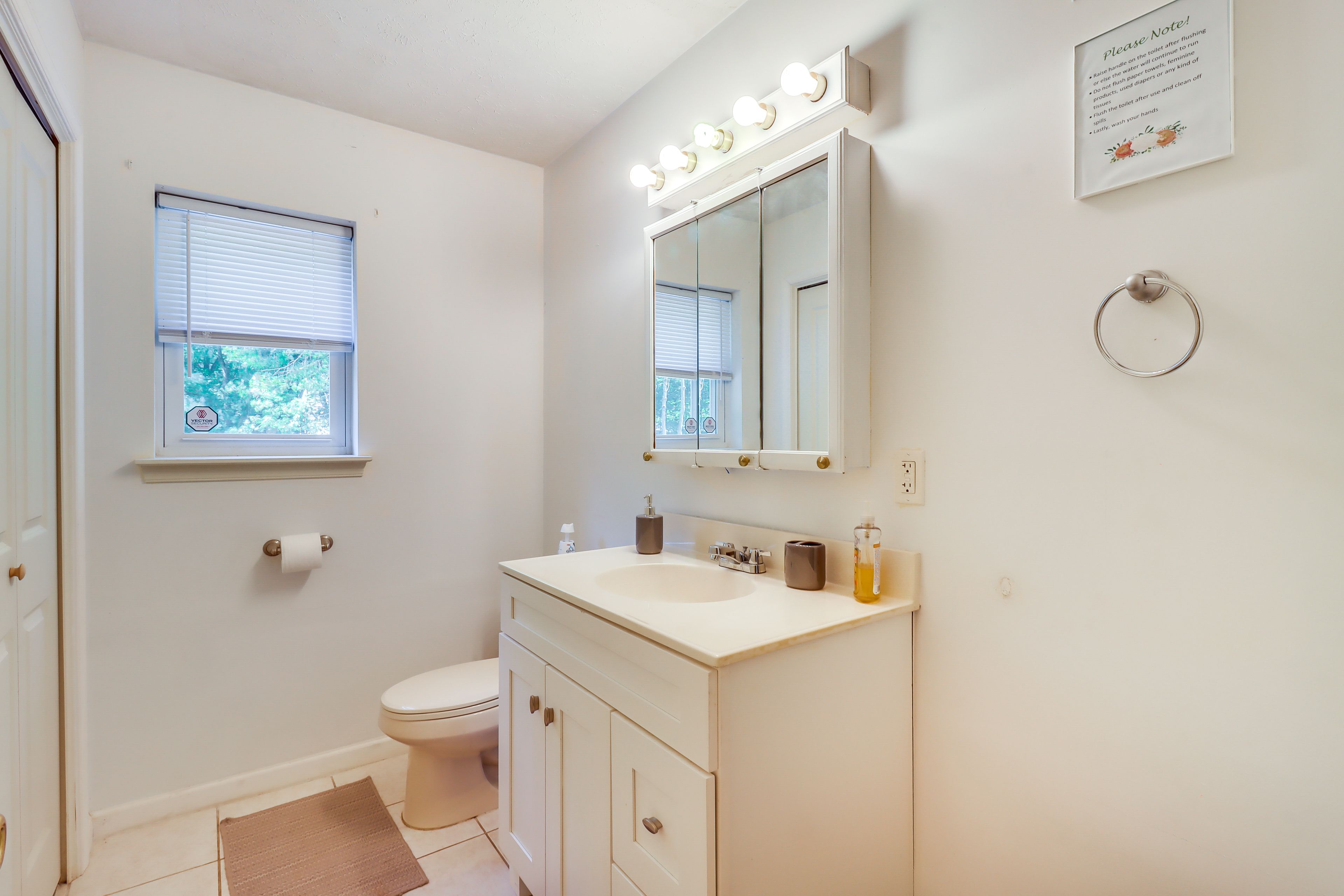 Half Bathroom | Washer/Dryer | Hangers | Iron/Board