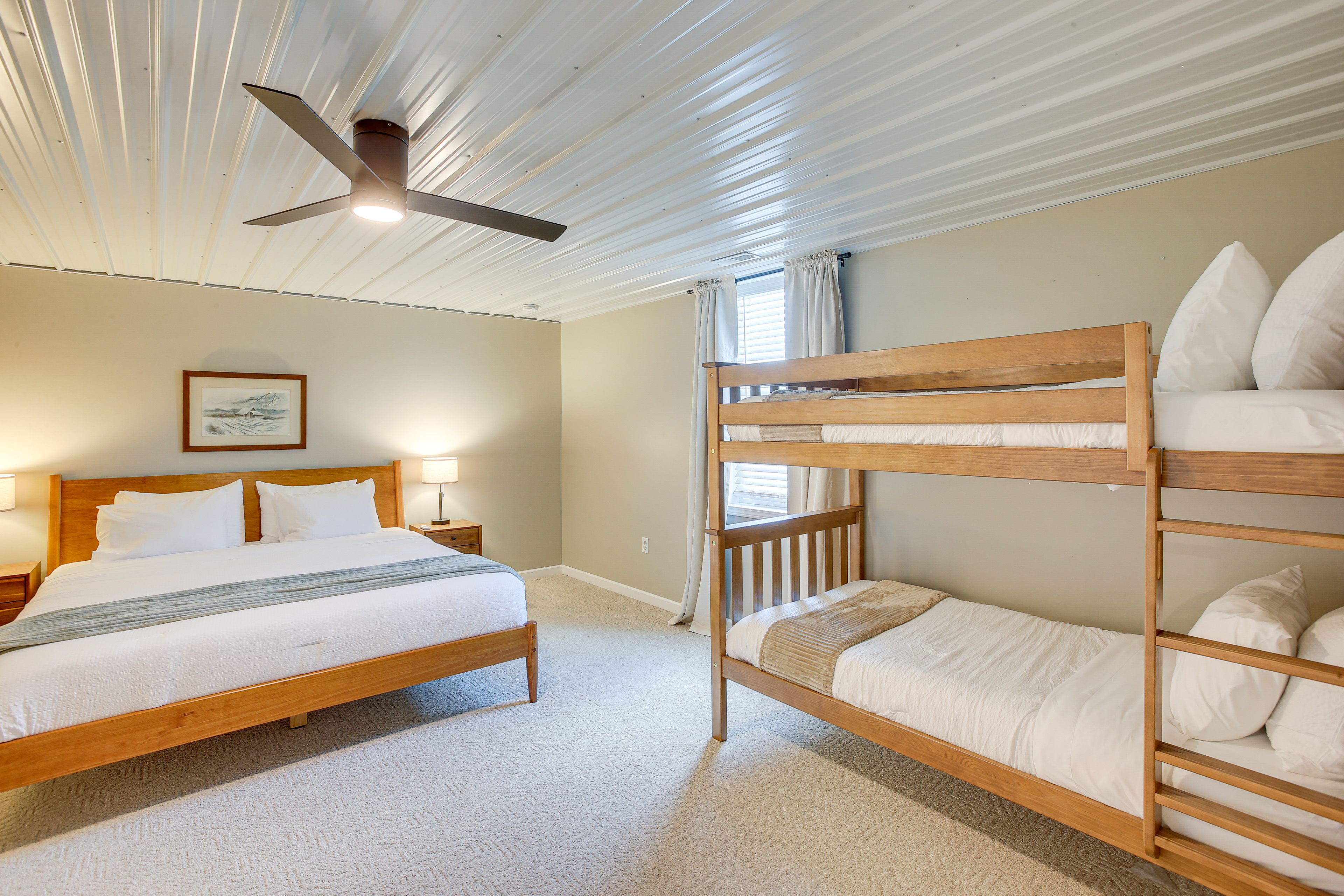 Bedroom 5 | King Bed | Twin Bunk Bed | Basement Level