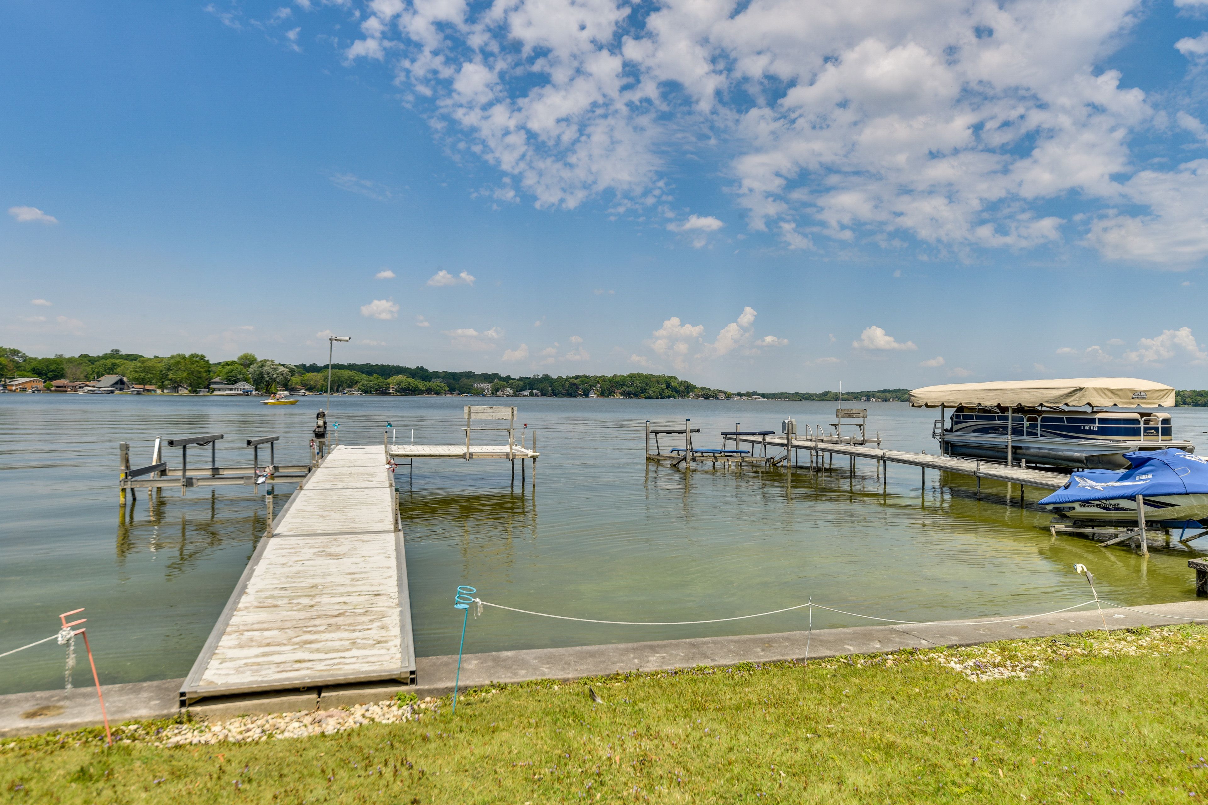 On-Site Dock | Boat Lift Not for Guest Use