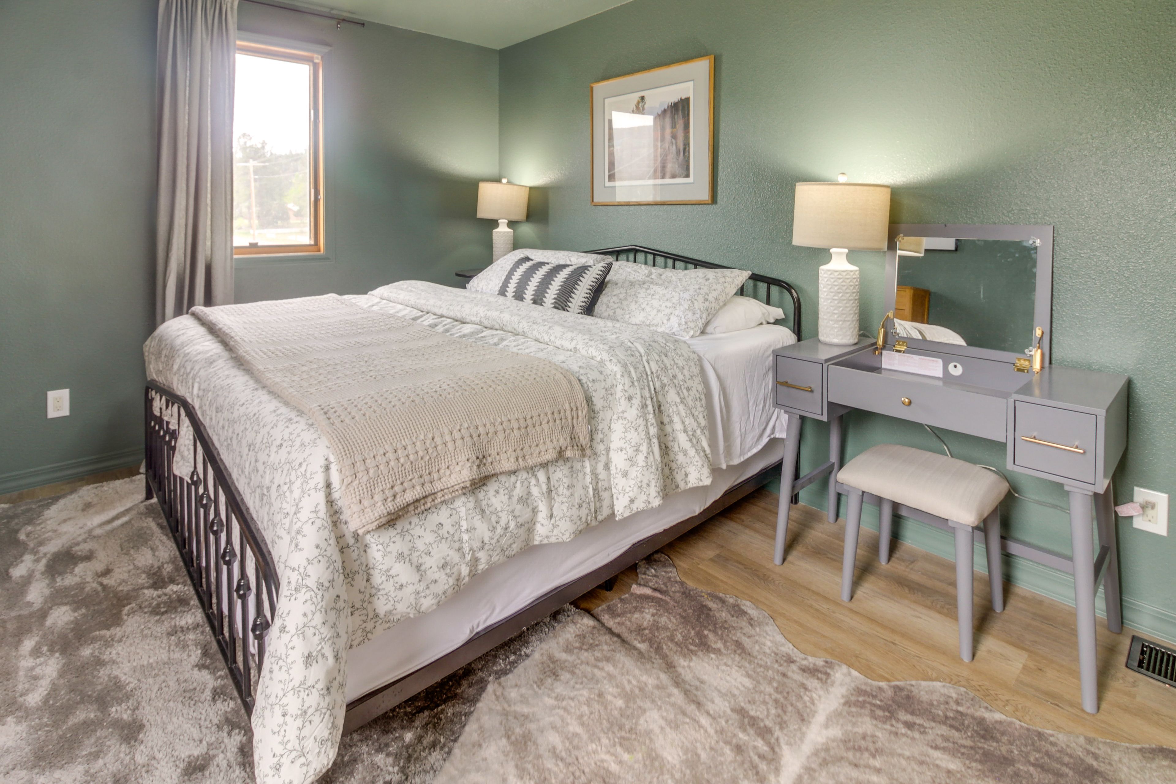 Bedroom 1 | King Bed | Vanity