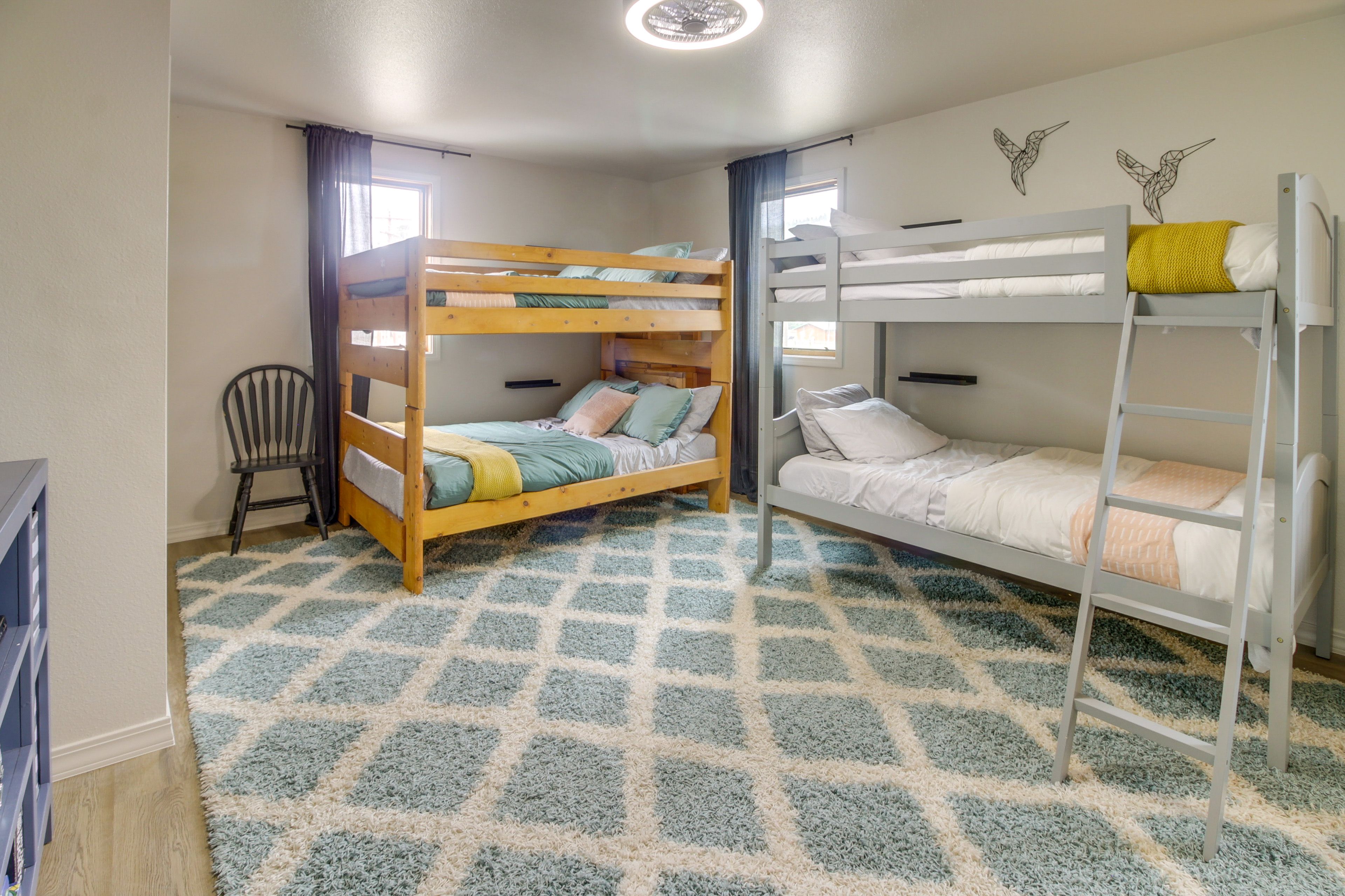 Bedroom 2 | Twin Bunk Bed | Full Bunk Bed | Pack 'n Play | Board Games