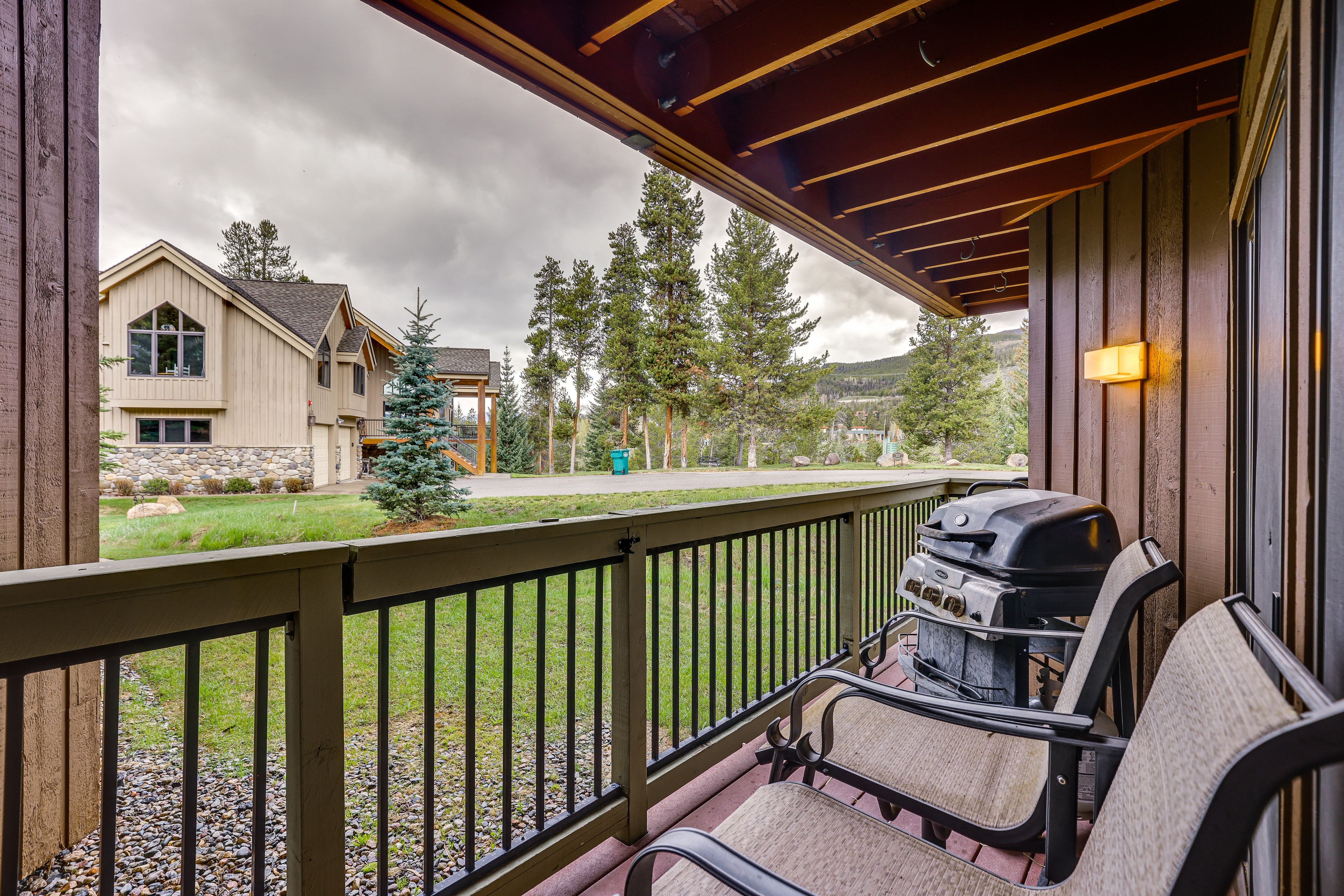 Patio | Gas Grill | Mountain Views