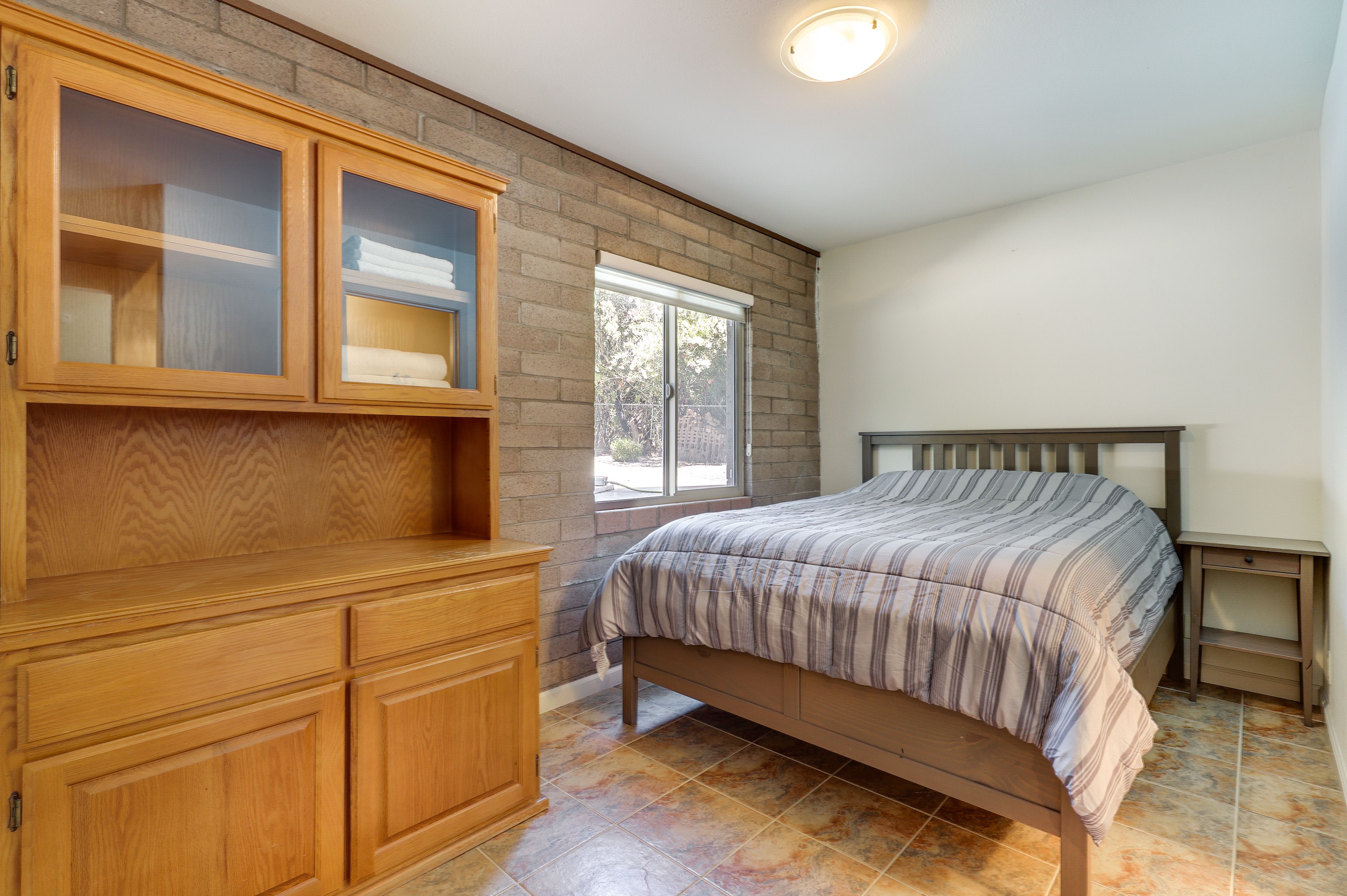 Queen Bed | Linens Provided