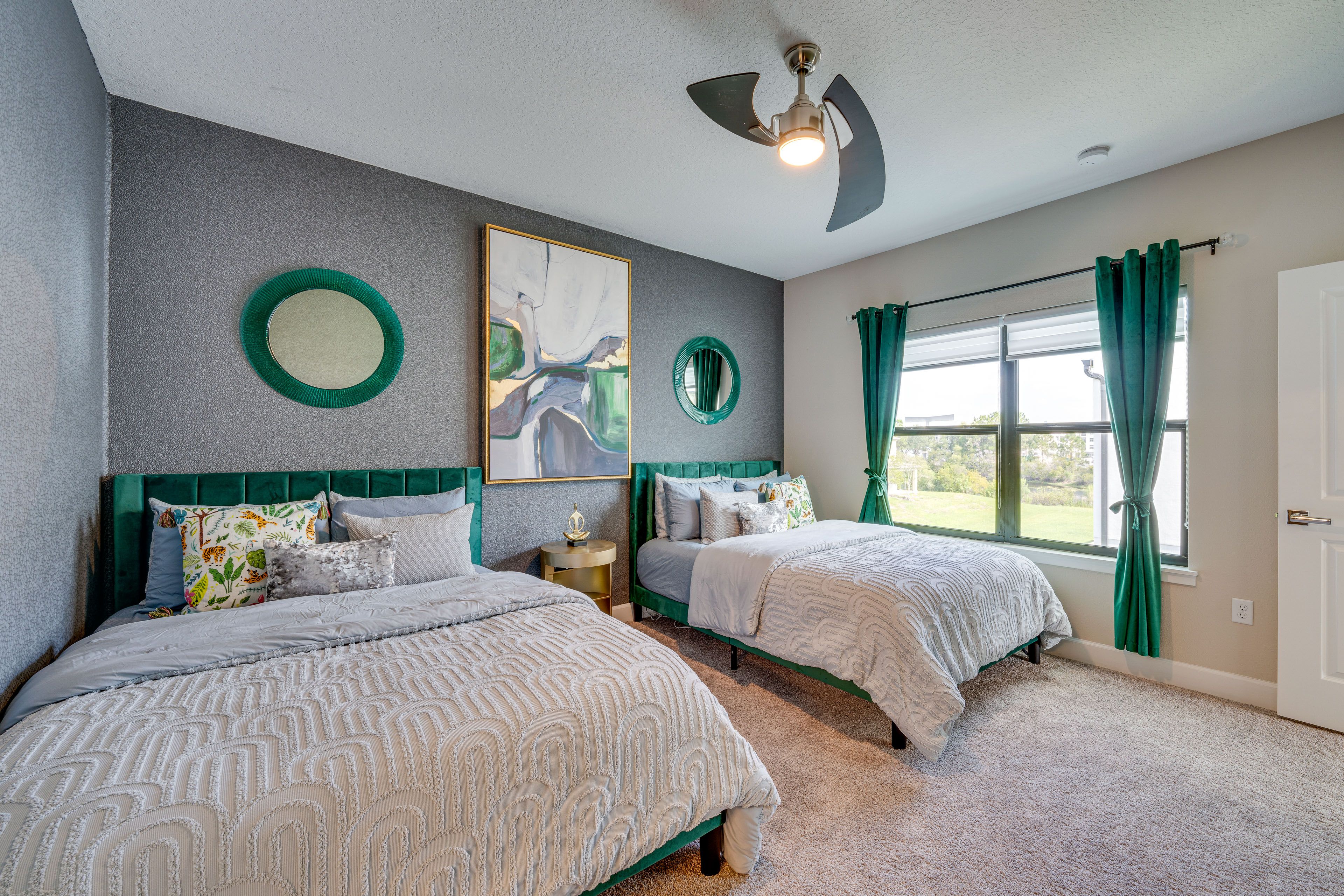 Bedroom 2 | 2 Queen Beds | En-Suite Bathroom | 2nd Floor