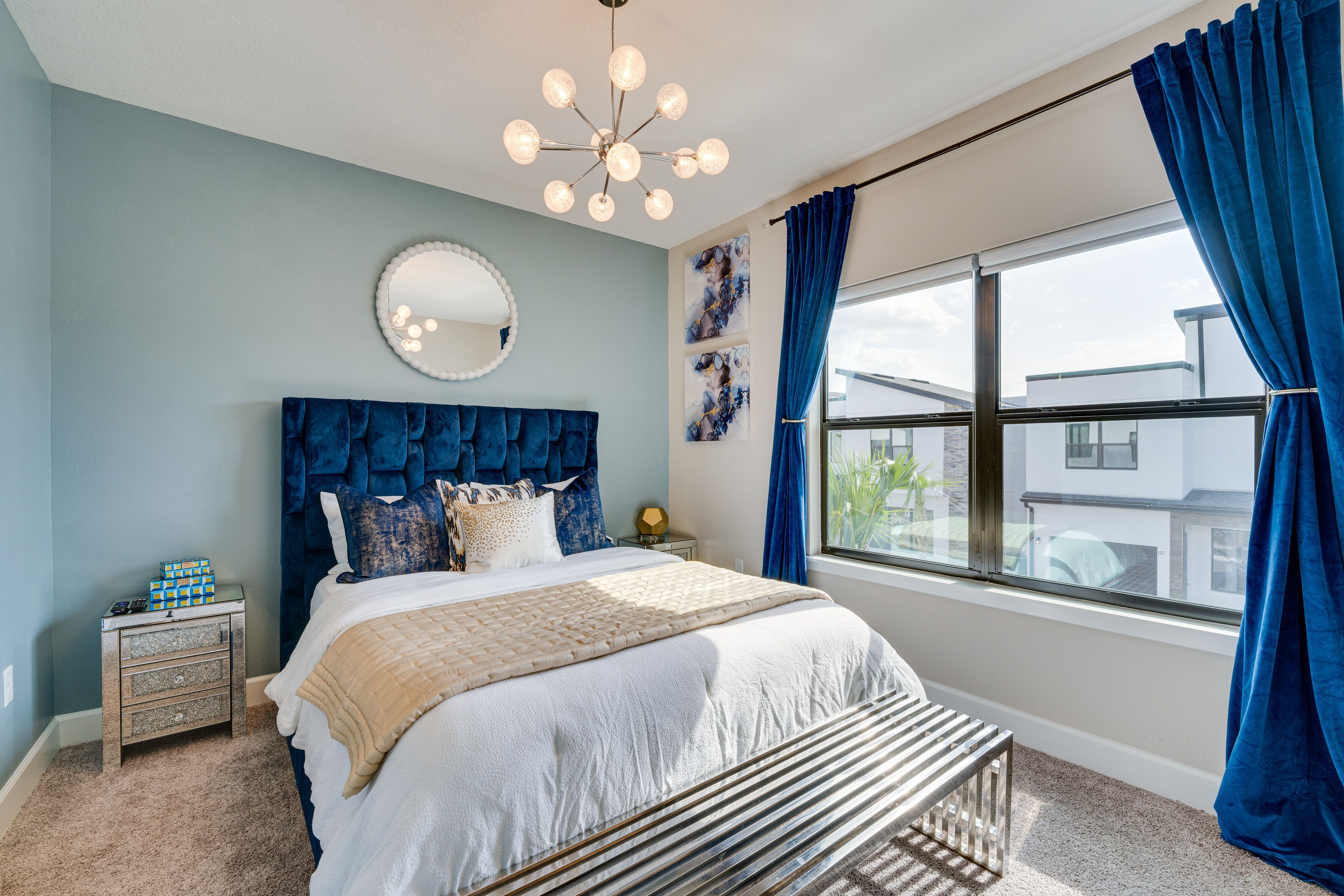 Bedroom 4 | Queen Bed | Jack-and-Jill Bathroom | 2nd Floor