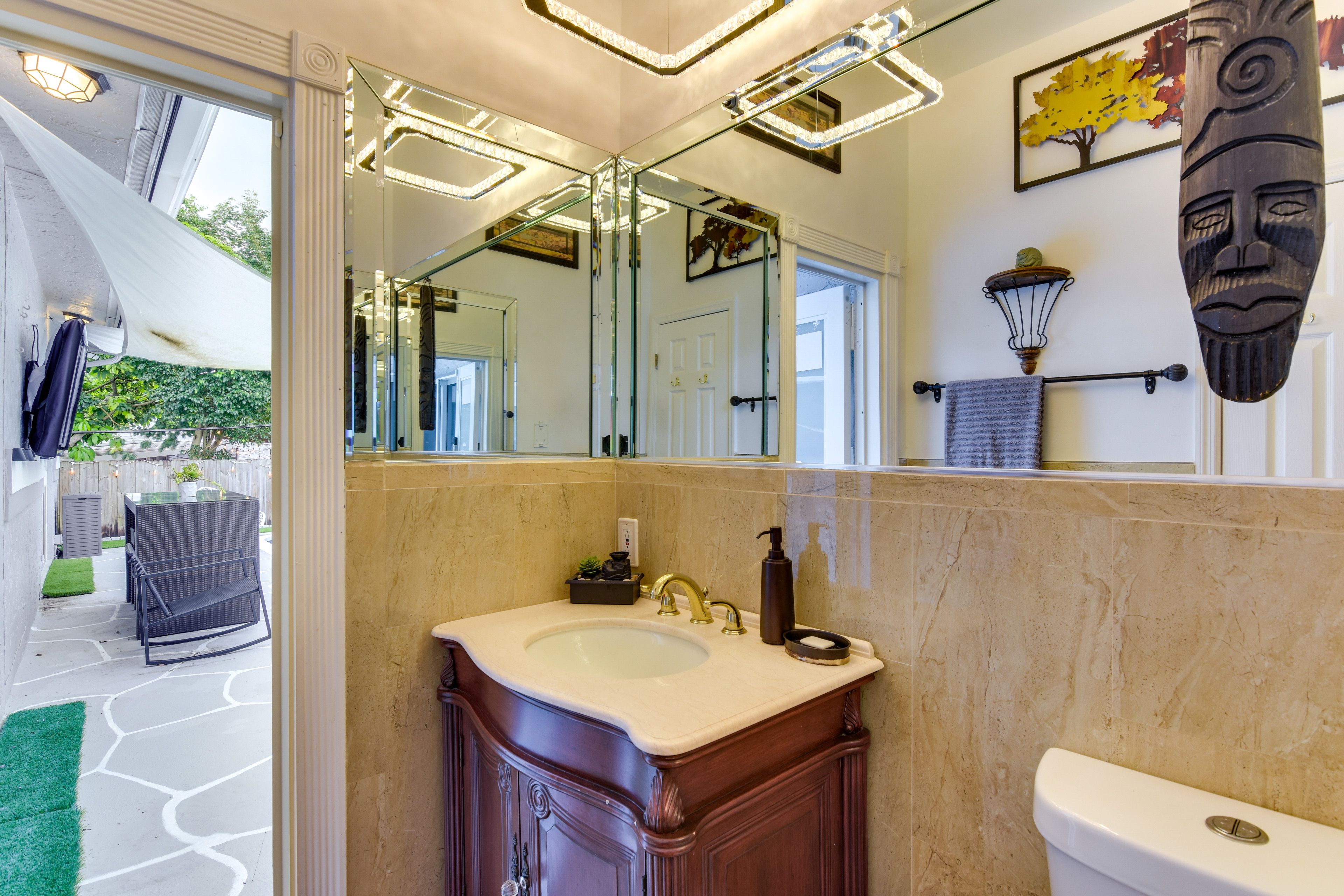 Pool Half Bathroom