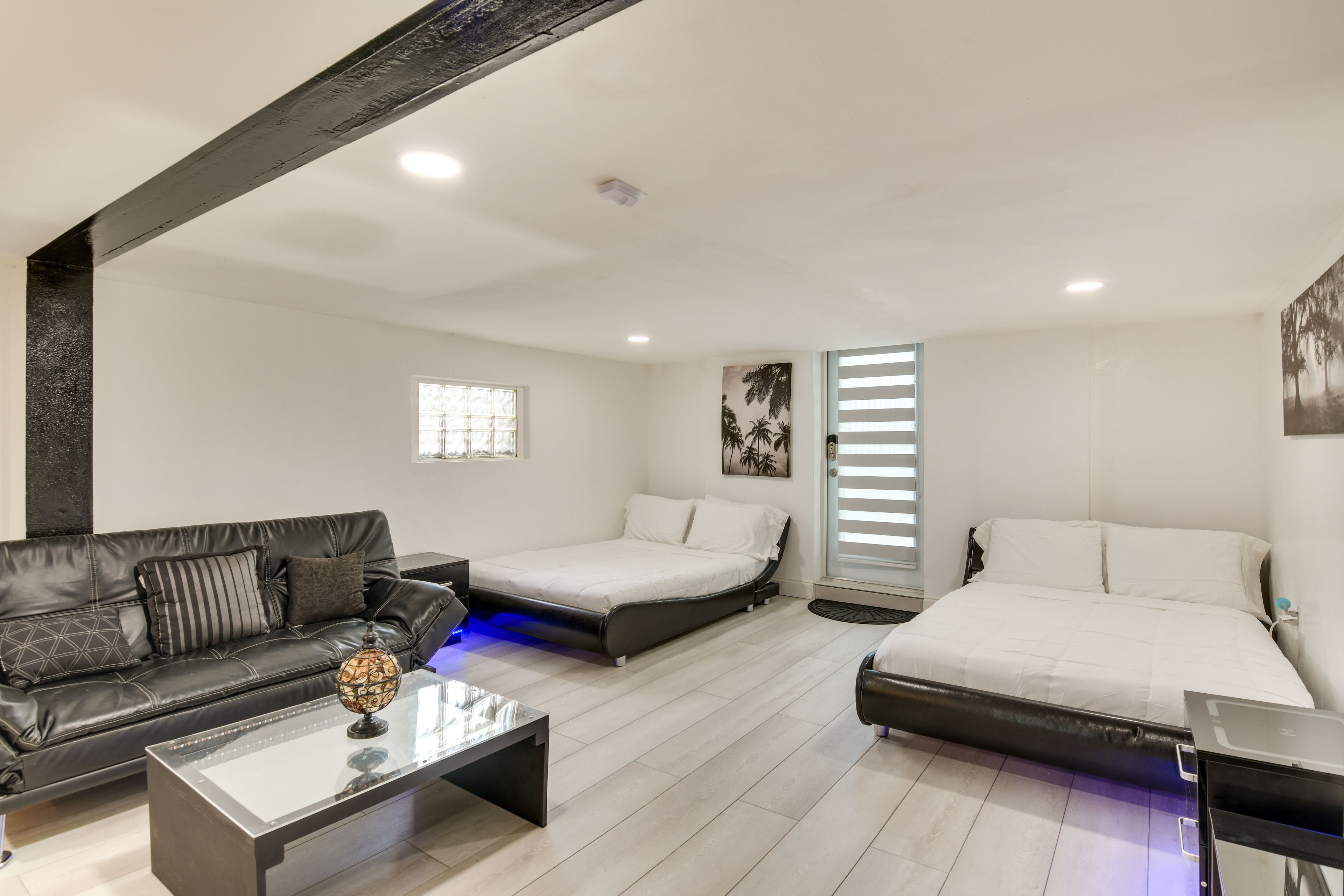 Studio | 2 Full Beds | Full Sleeper Sofa | Linens Provided