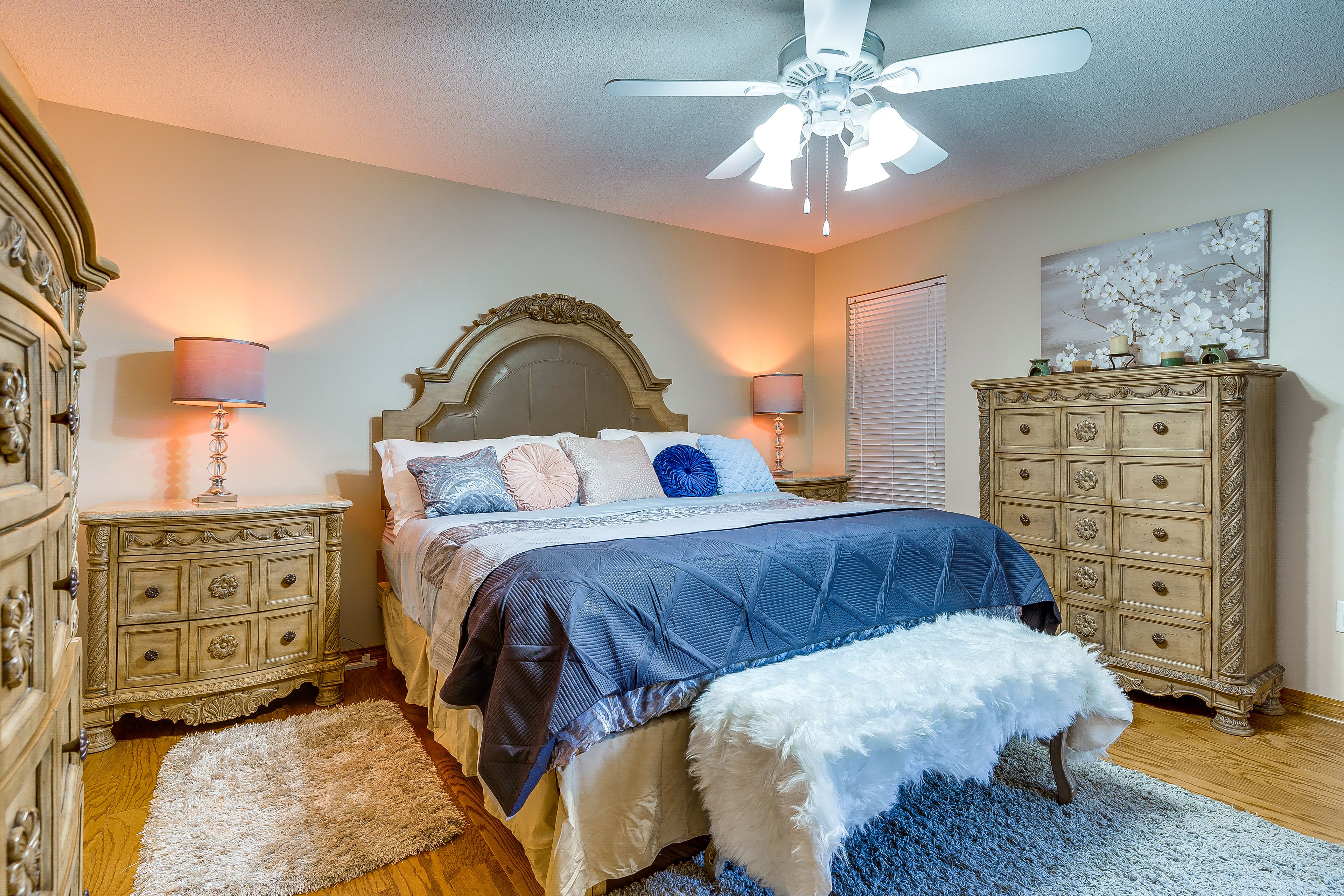 Bedroom 1 | California King Bed | Linens Provided | En-Suite Bathroom
