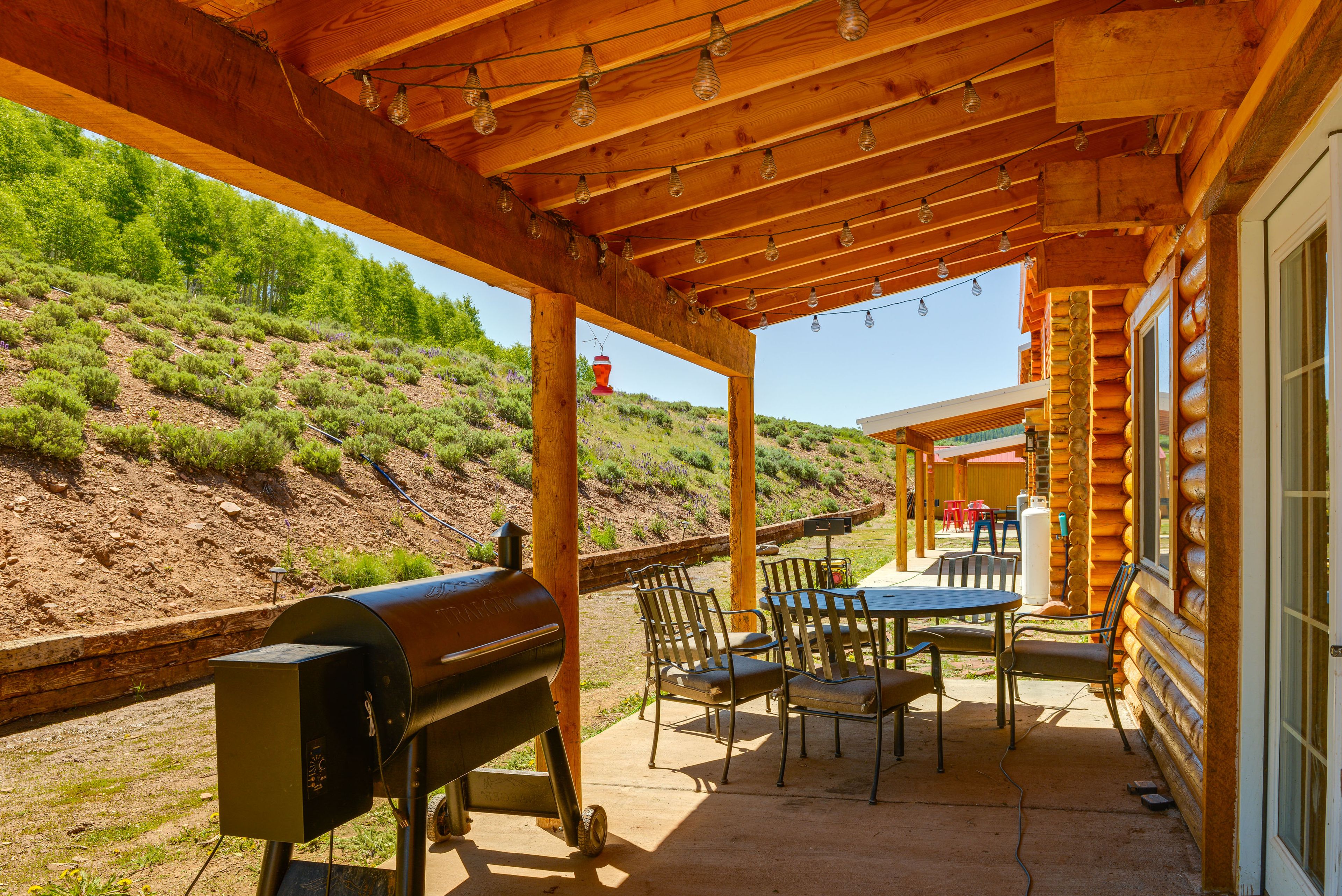 Patio | Charcoal Grill (BYO Charcoal) | Shared Fire Pits (Wood Provided)