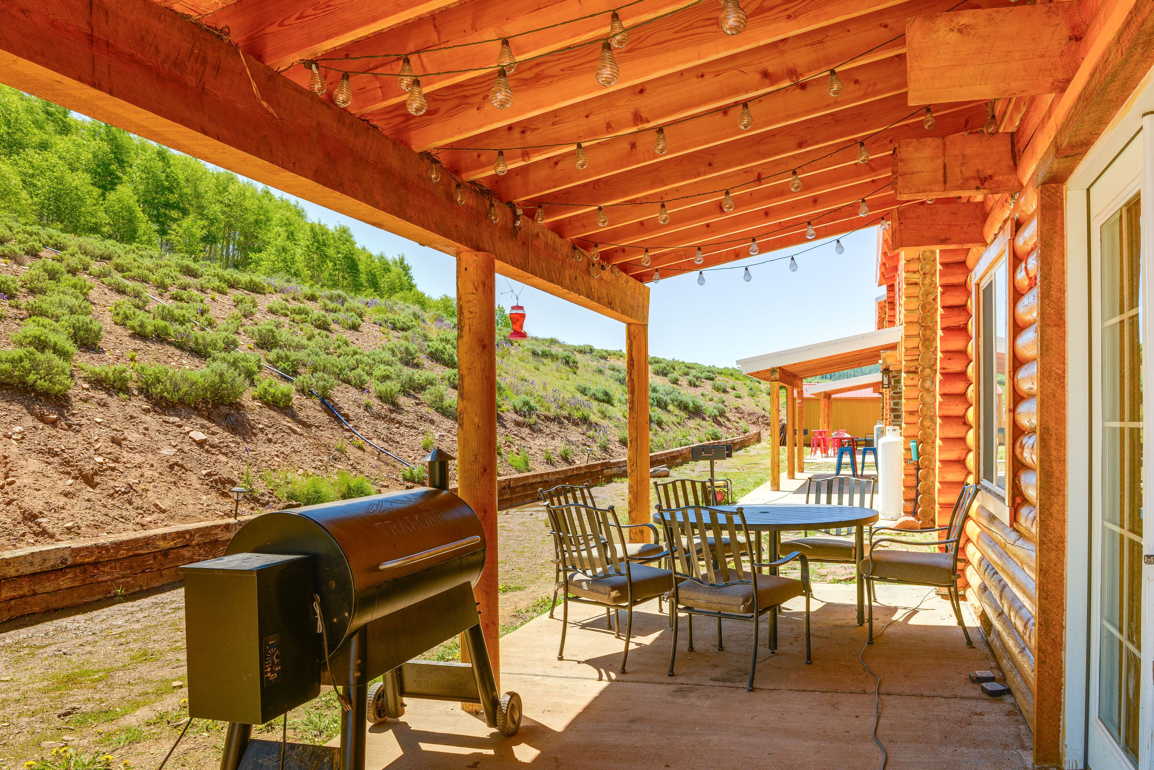 Patio | Charcoal Grill (BYO Charcoal) | Shared Fire Pits (Wood Provided)