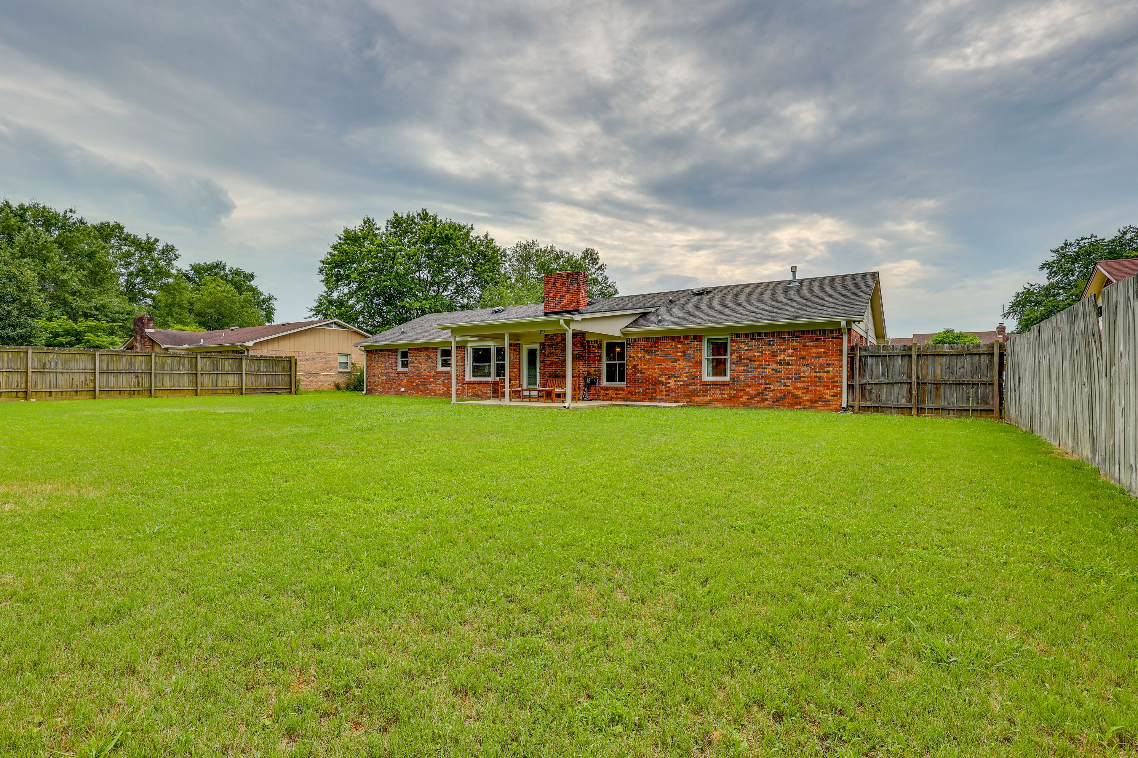 House Exterior | Private Fenced Yard