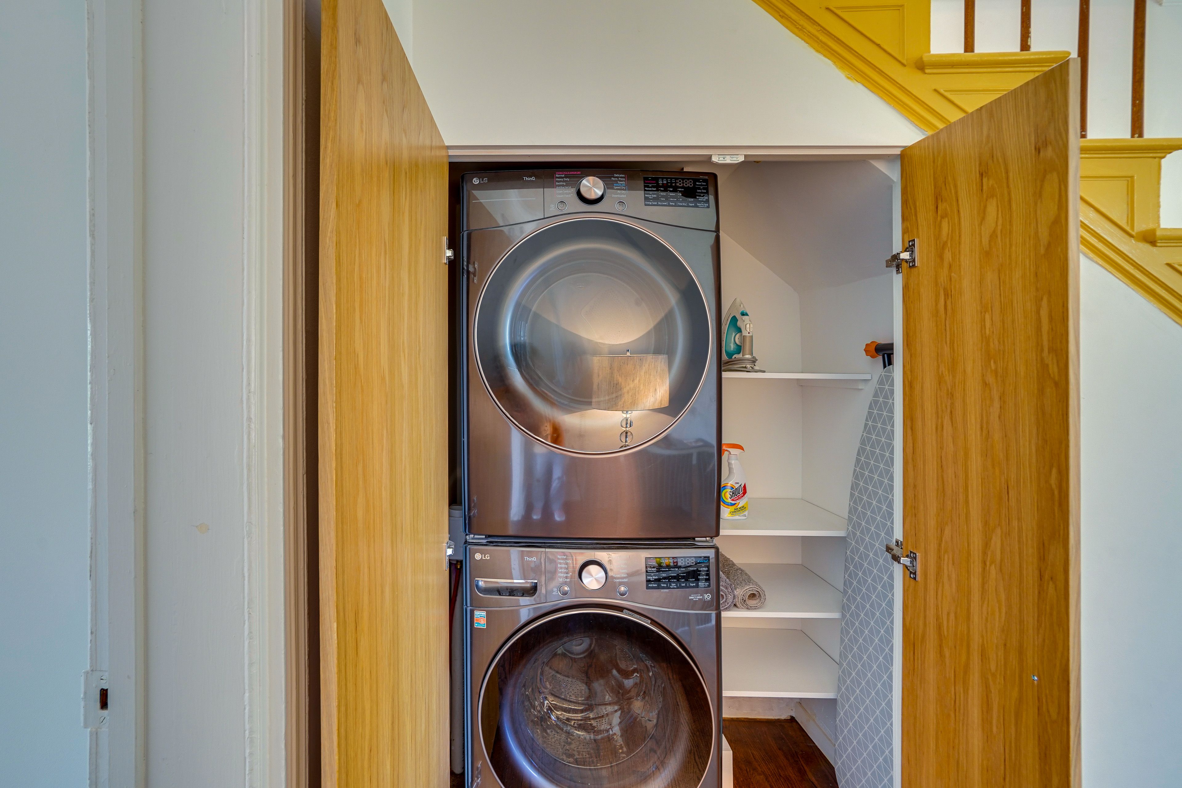 Washer & Dryer | Detergent Provided