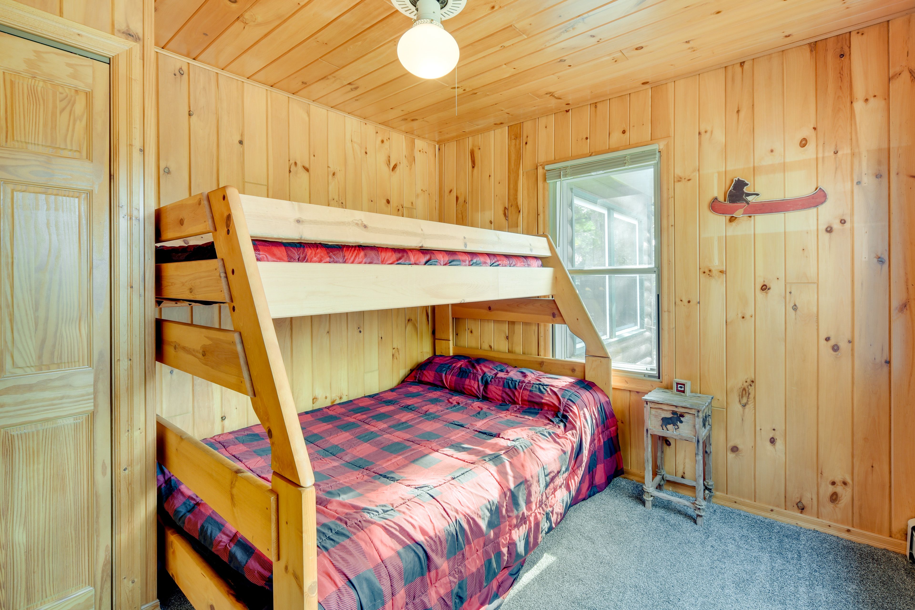 Bedroom 1 | 1st Floor | Twin/Full Bunk Bed | Linens Provided