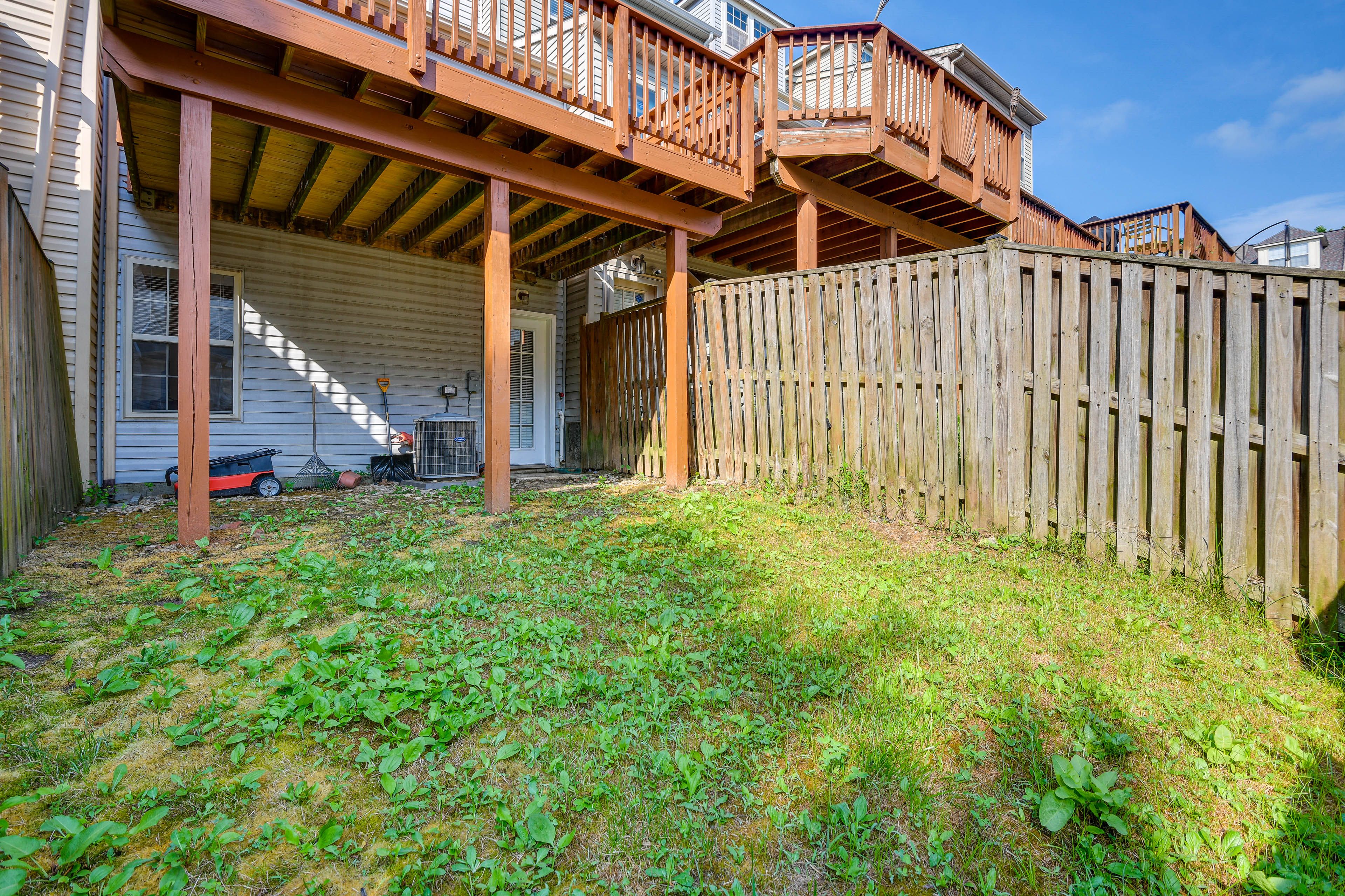 Fenced Backyard