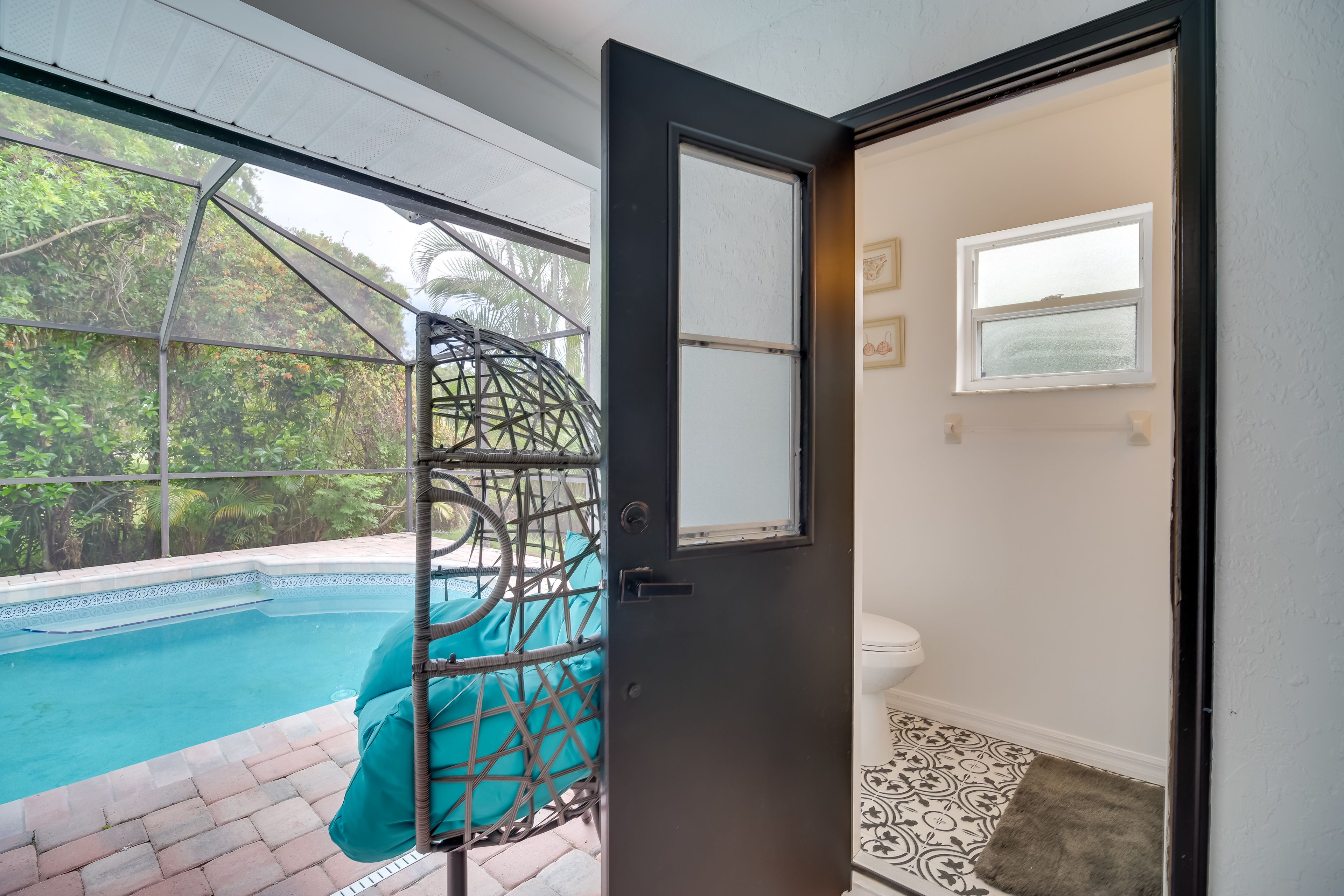 Half Bathroom (Pool Area)