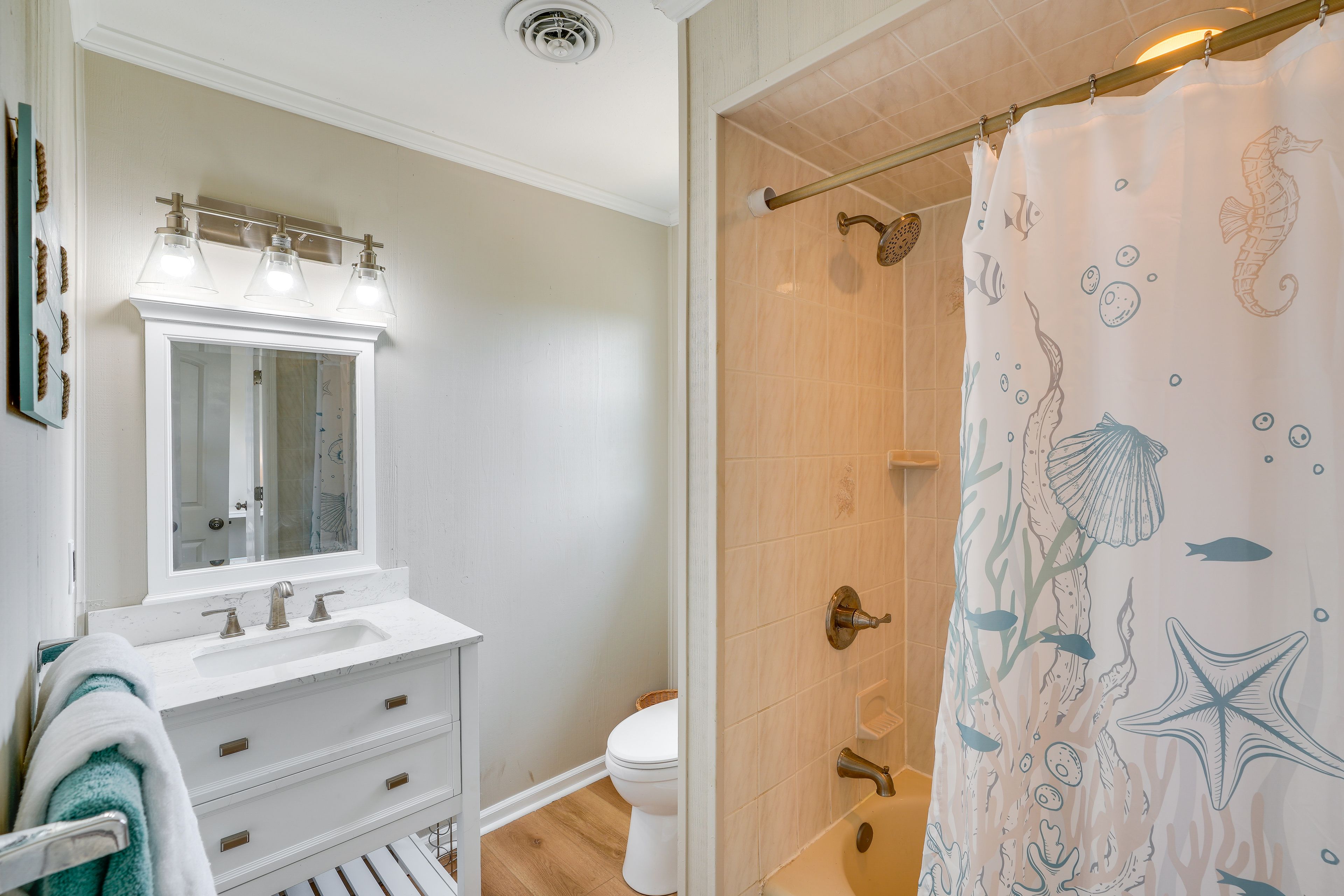 Jack-and-Jill Bathroom | Hair Dryer