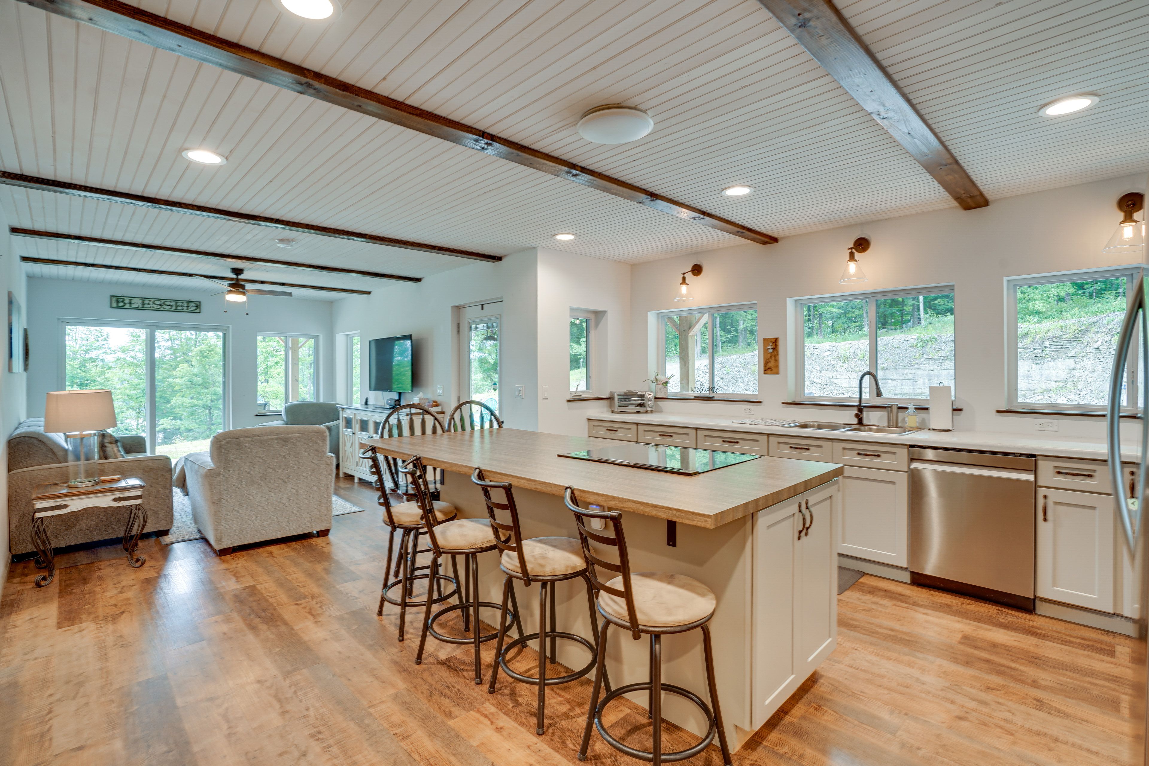 Living Space | Free WiFi | Radiant Floor Heating