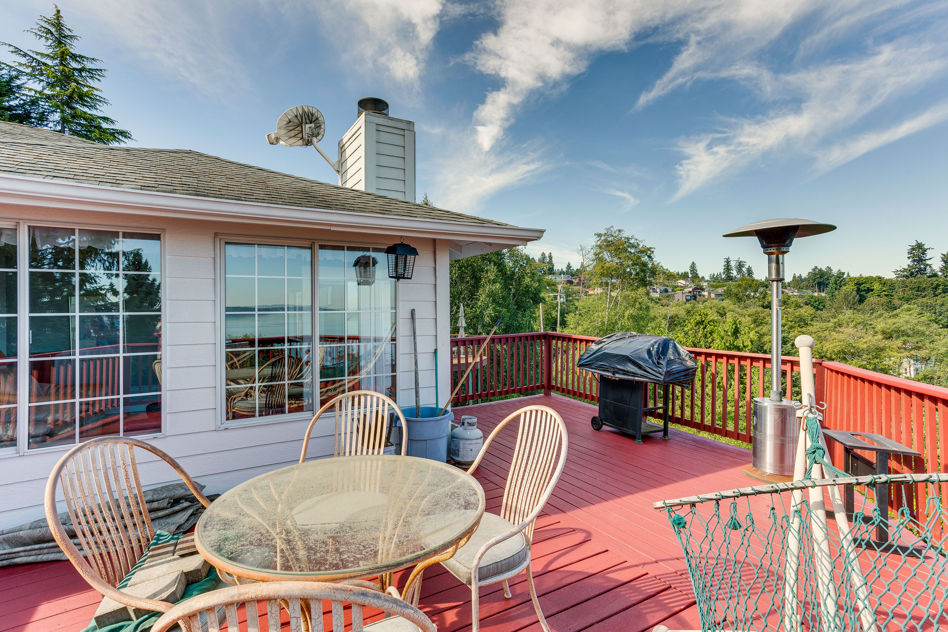 Private Deck | Poverty Bay Views | Gas Grill | Hammock