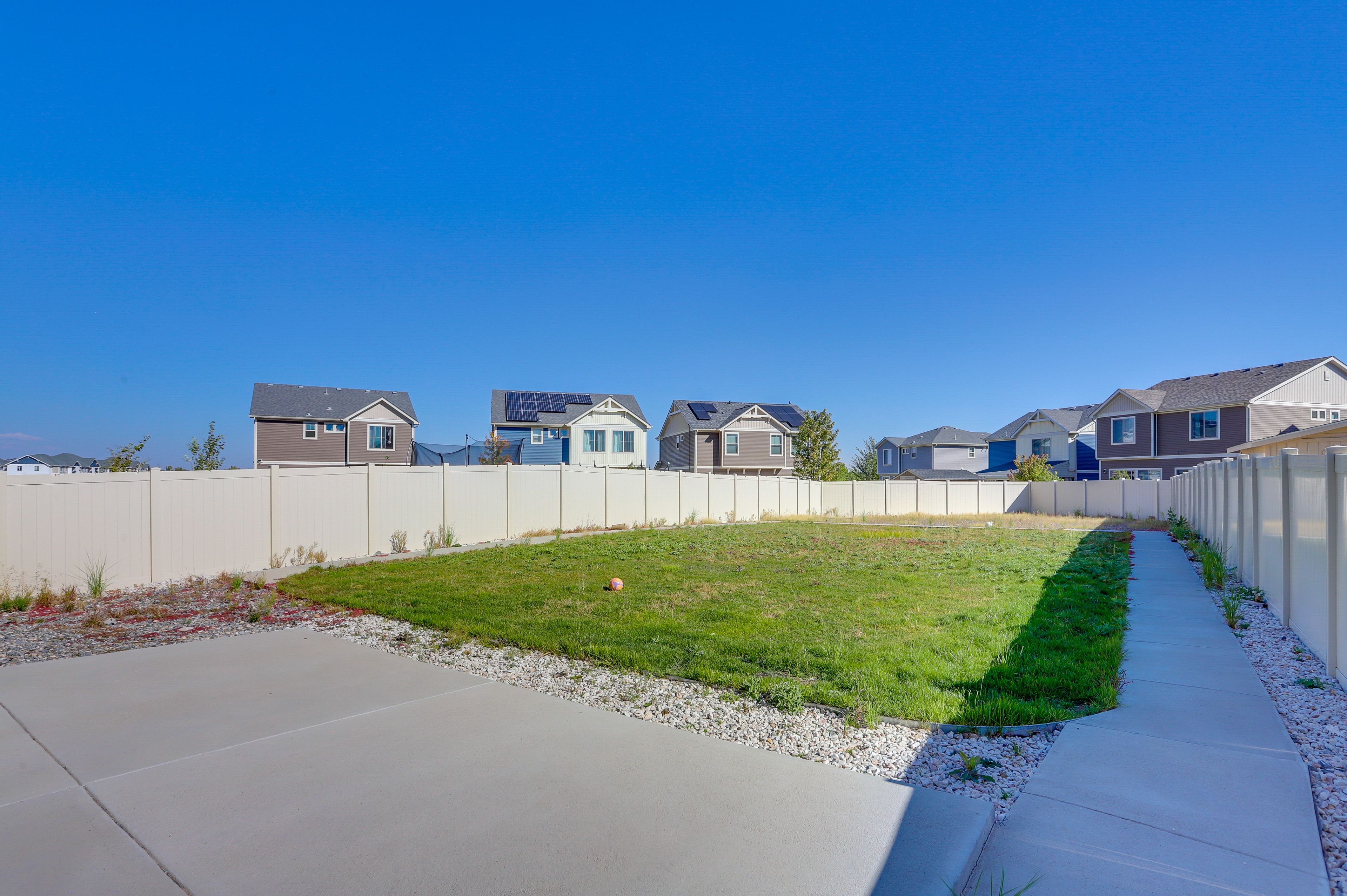 Fenced-In Backyard