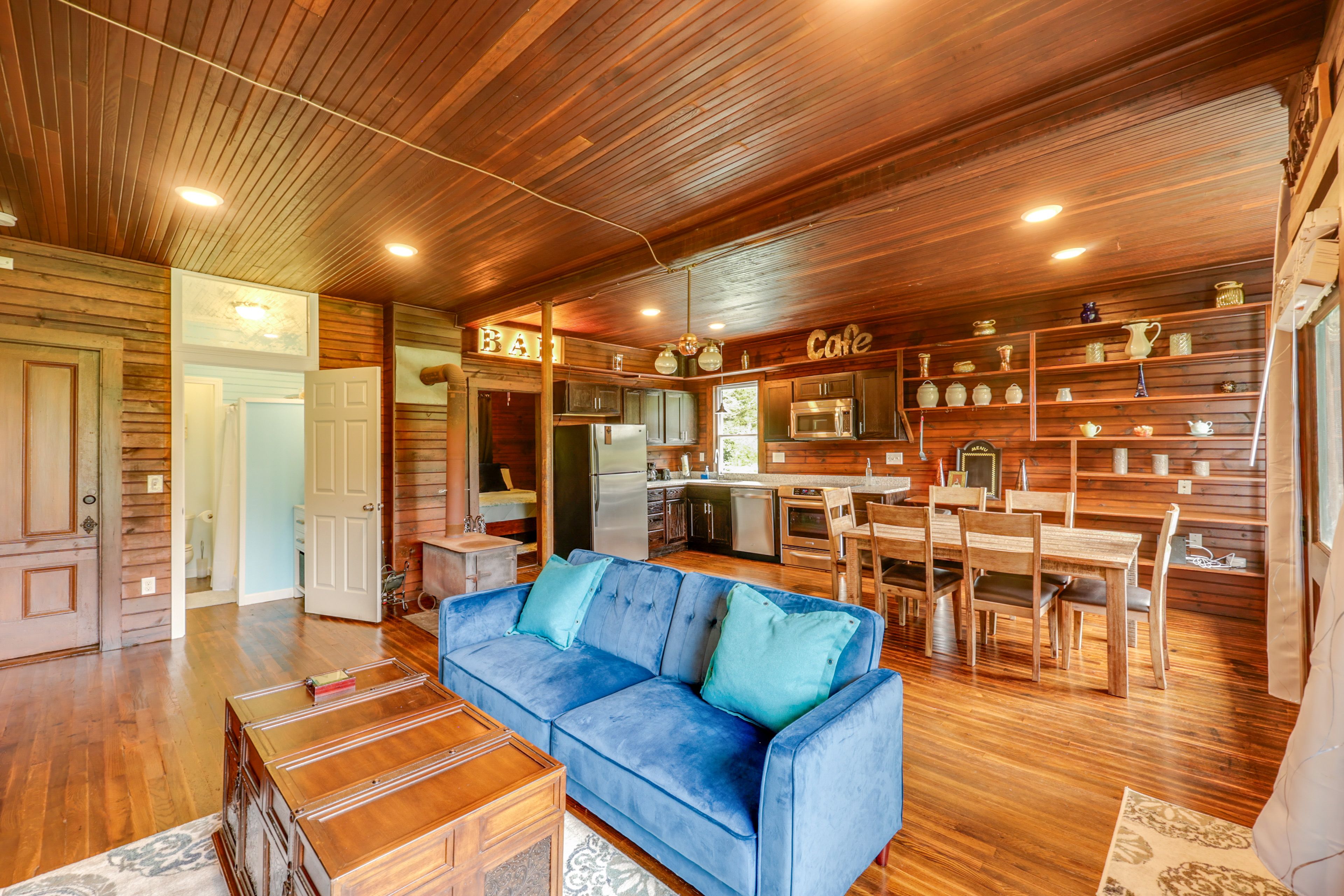 Gouldsboro Vacation Rental | 1BR | 1BA | 900 Sq Ft | Steps Required to Access