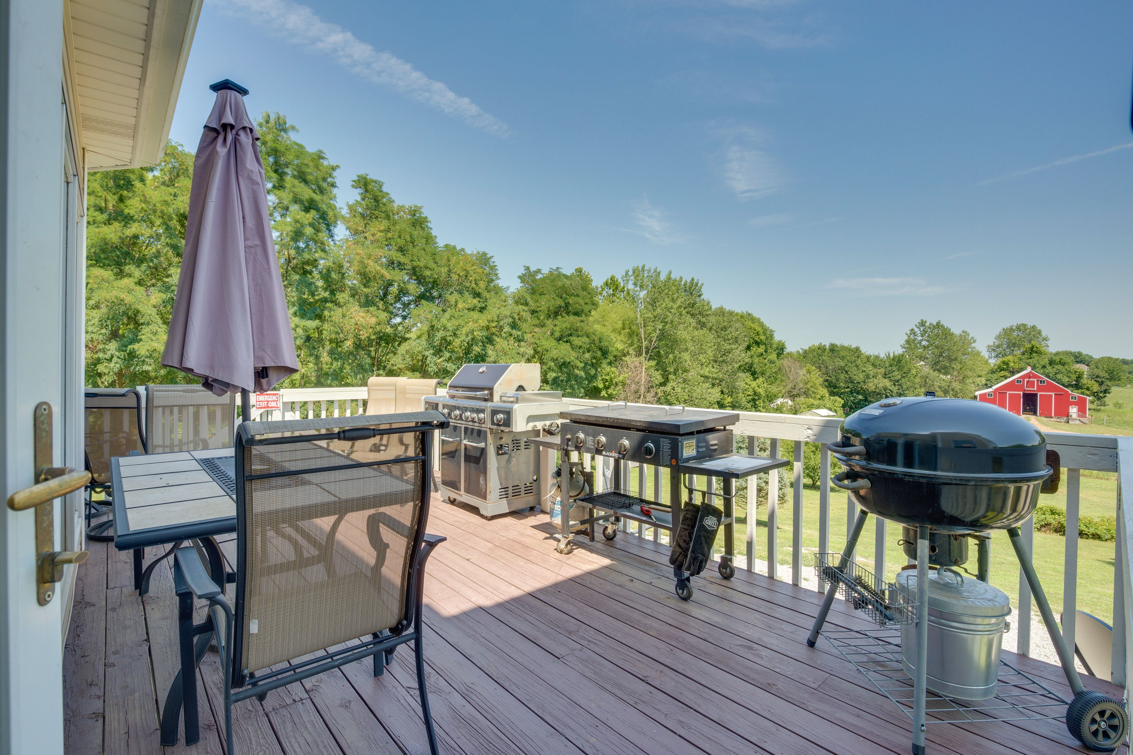 Outdoor Space | Furnished Deck | Gas Grill