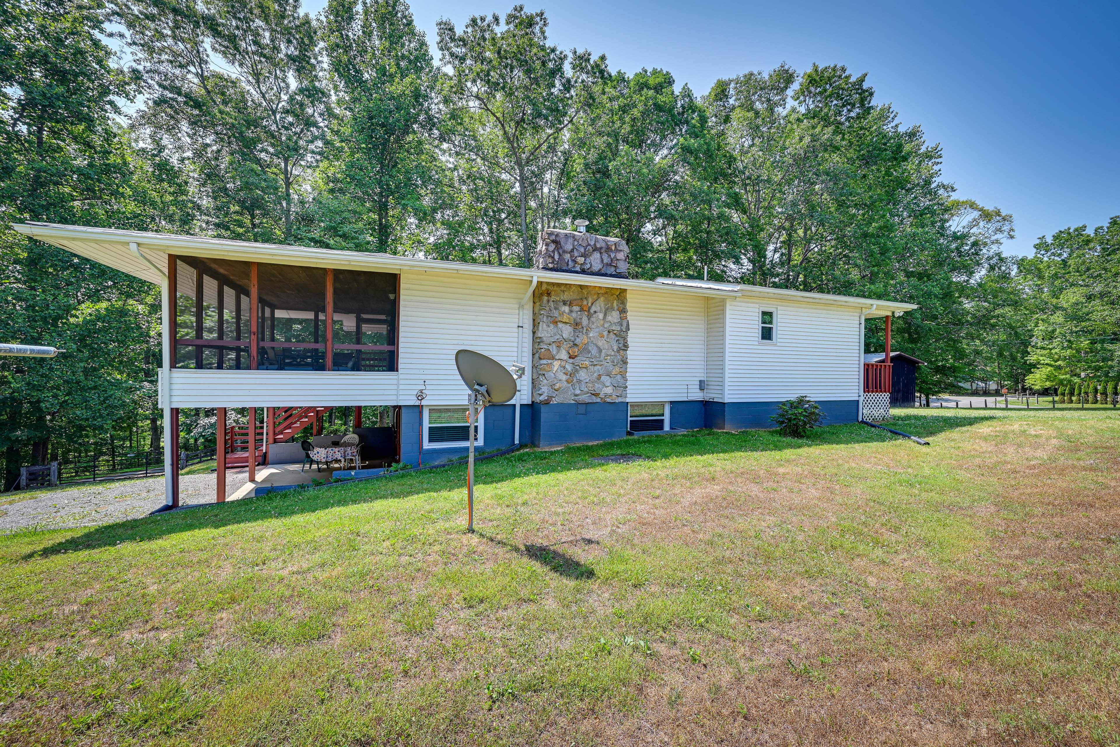 Home Exterior | Pet Friendly w/ Fee