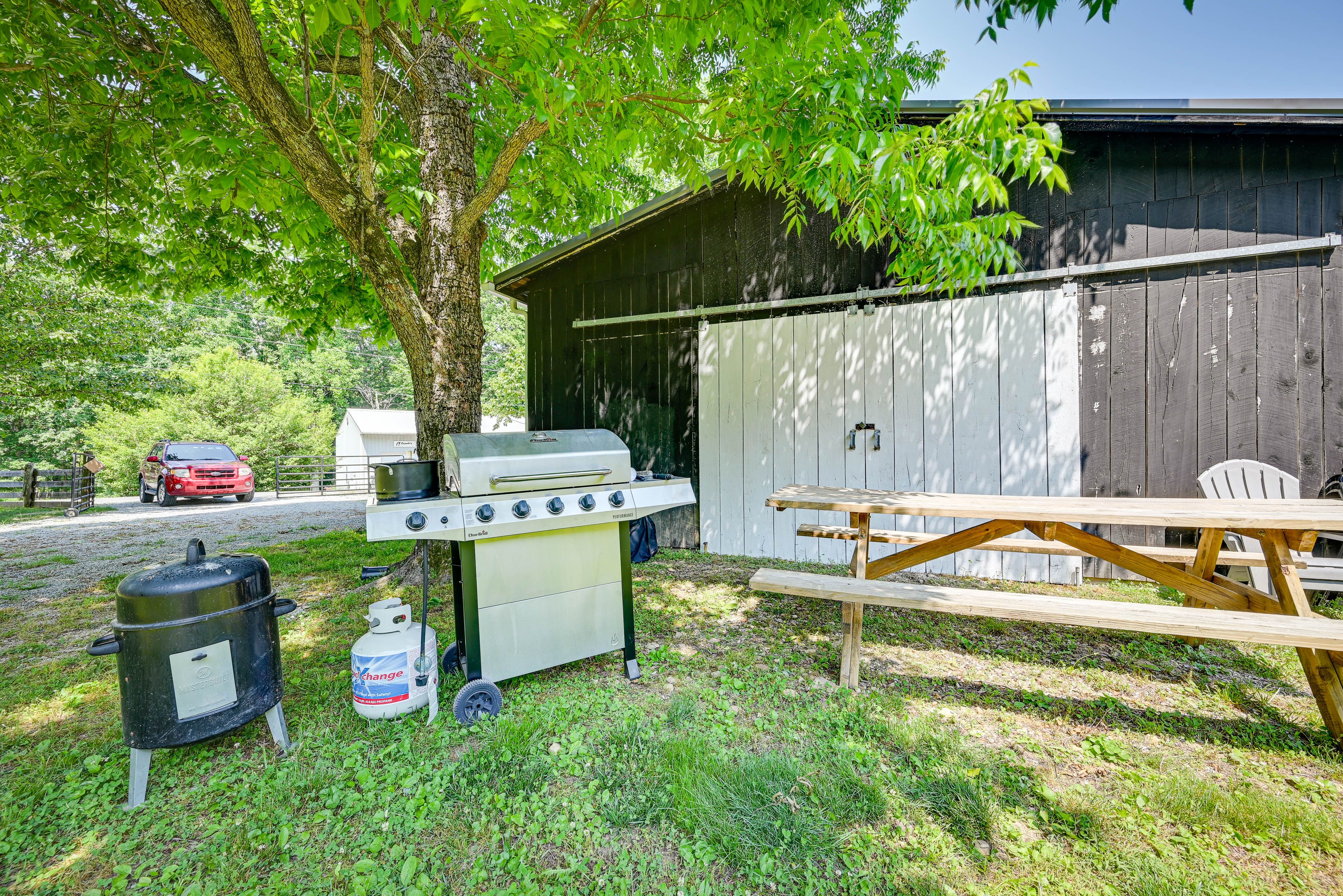 Yard | Gas Grill | Wood-Burning Fire Pit