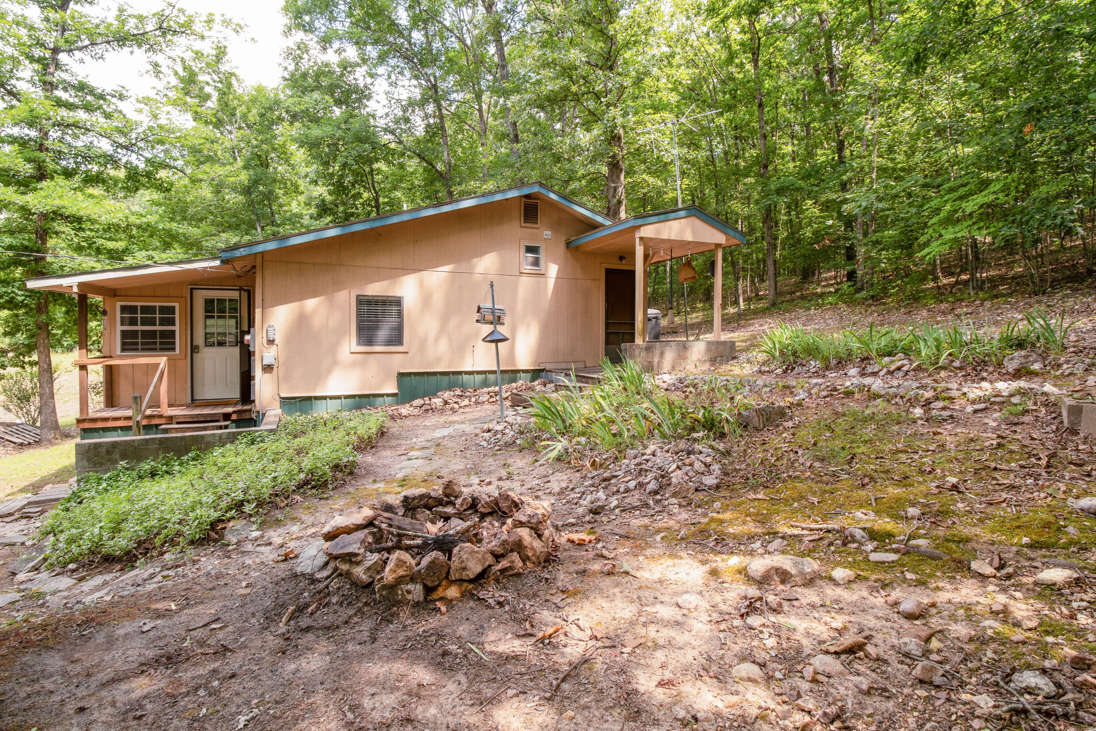 Exterior | Single-Story Home | Fire Pit