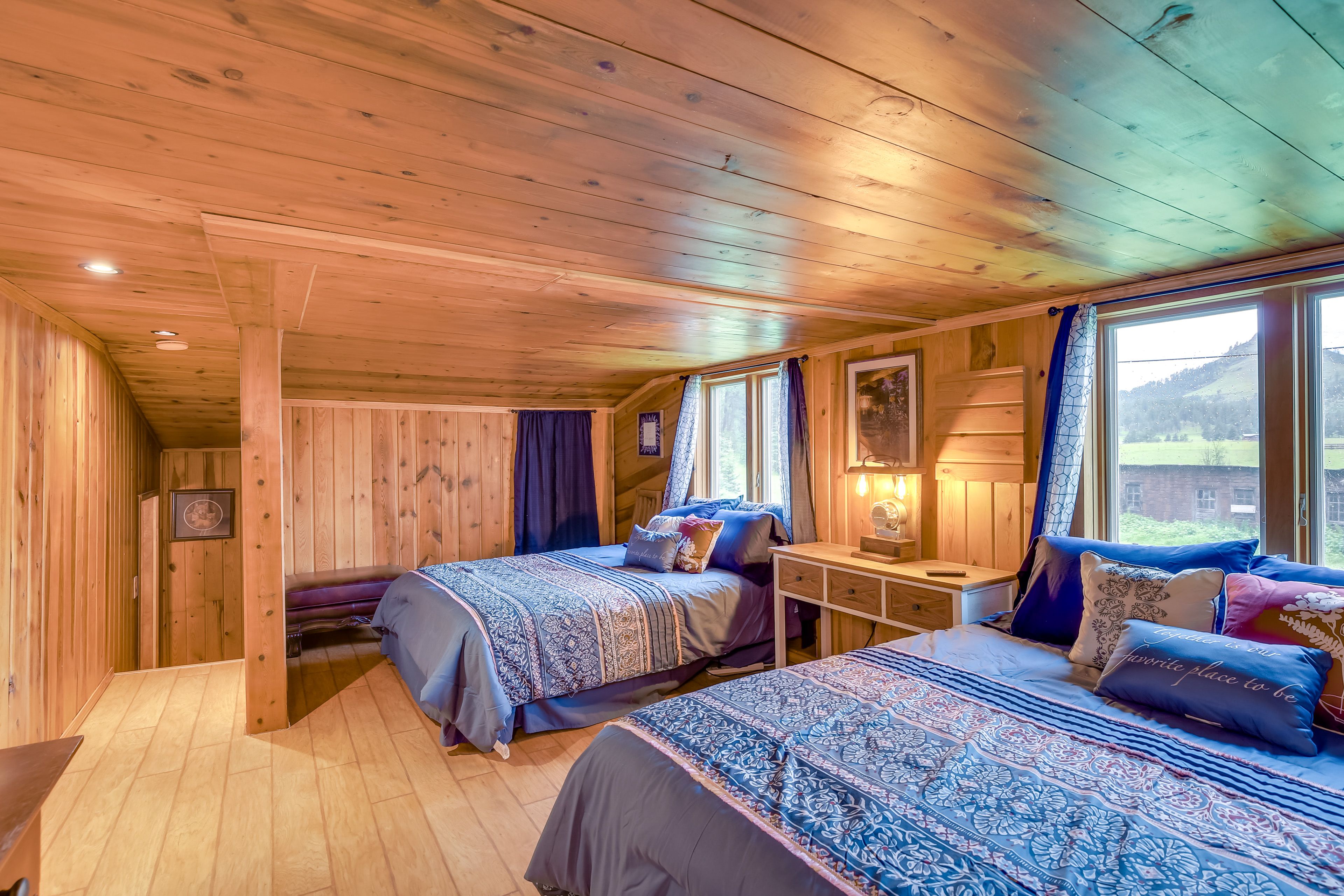 Bedroom 2 | 2 Queen Beds | Lofted Bedroom