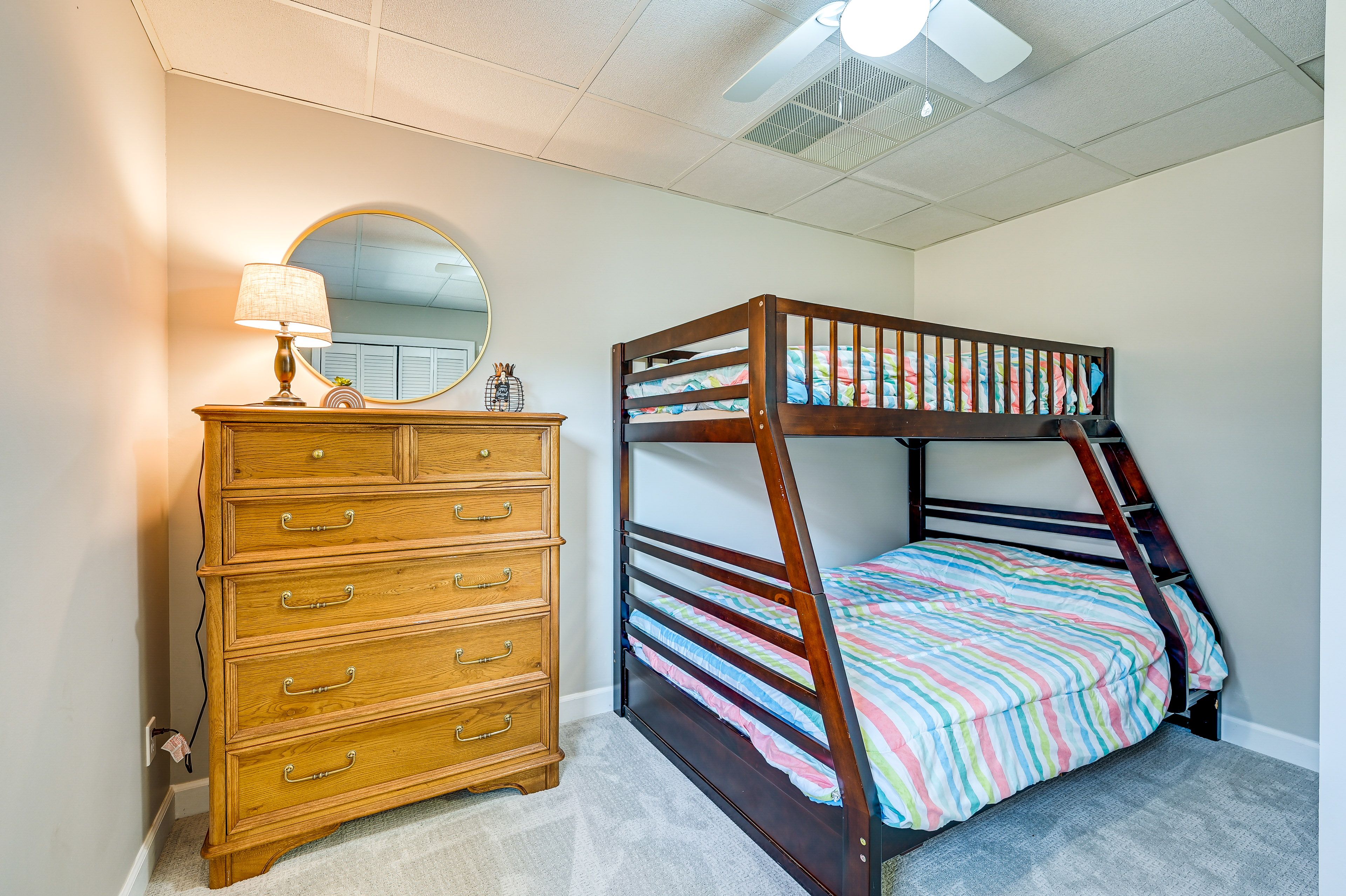 Bedroom 3 | Twin/Full Bunk Bed | Basement
