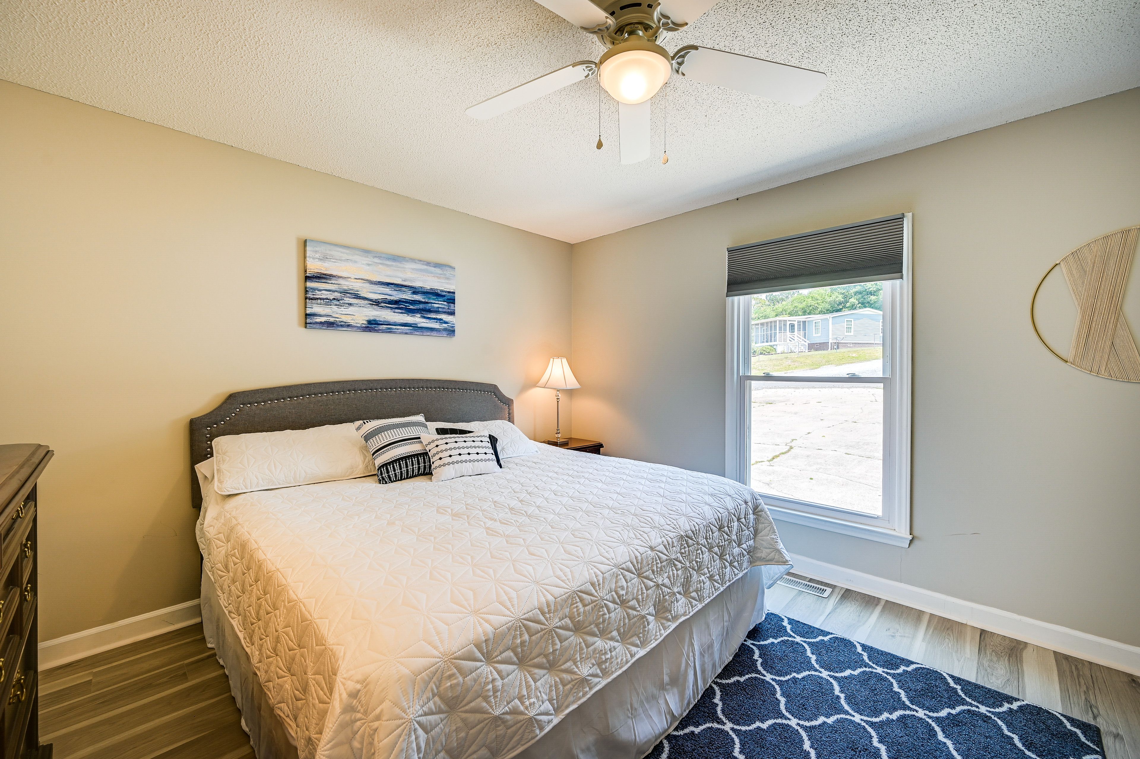 Bedroom 1 | King Bed | 1st Floor | Linens Provided | En-Suite Bathroom