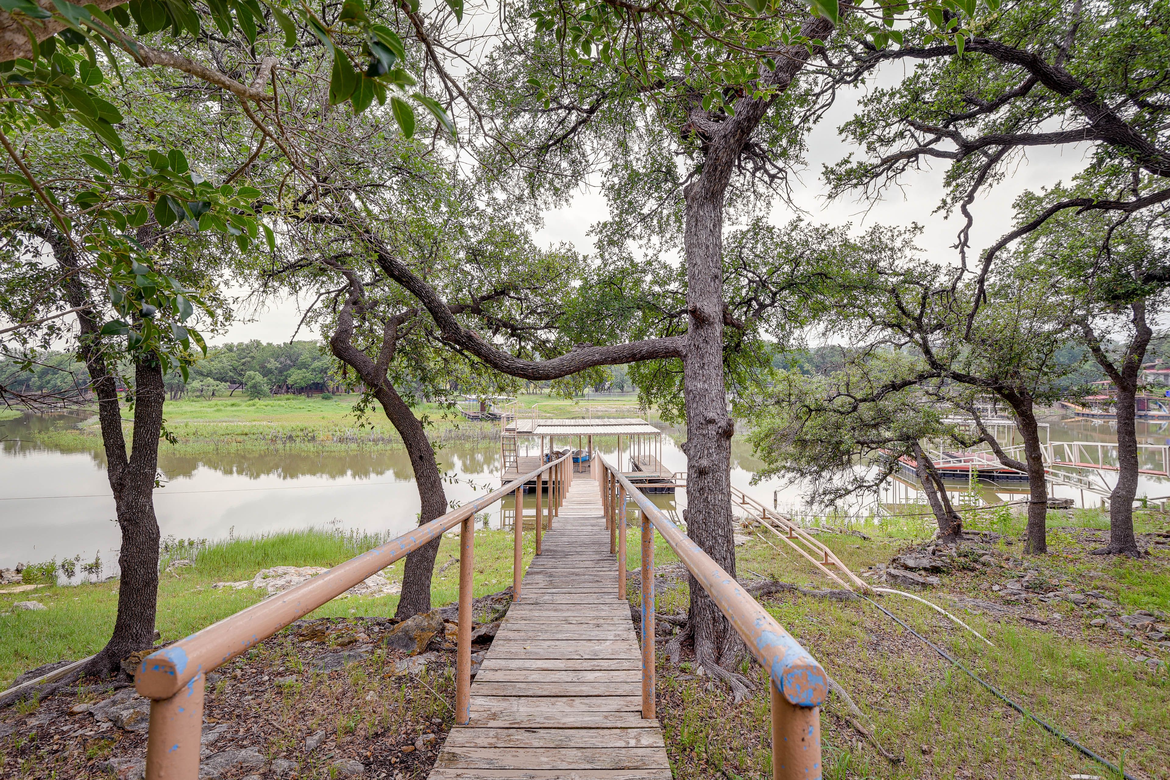 Boat Dock | Direct Lake Brownwood Access