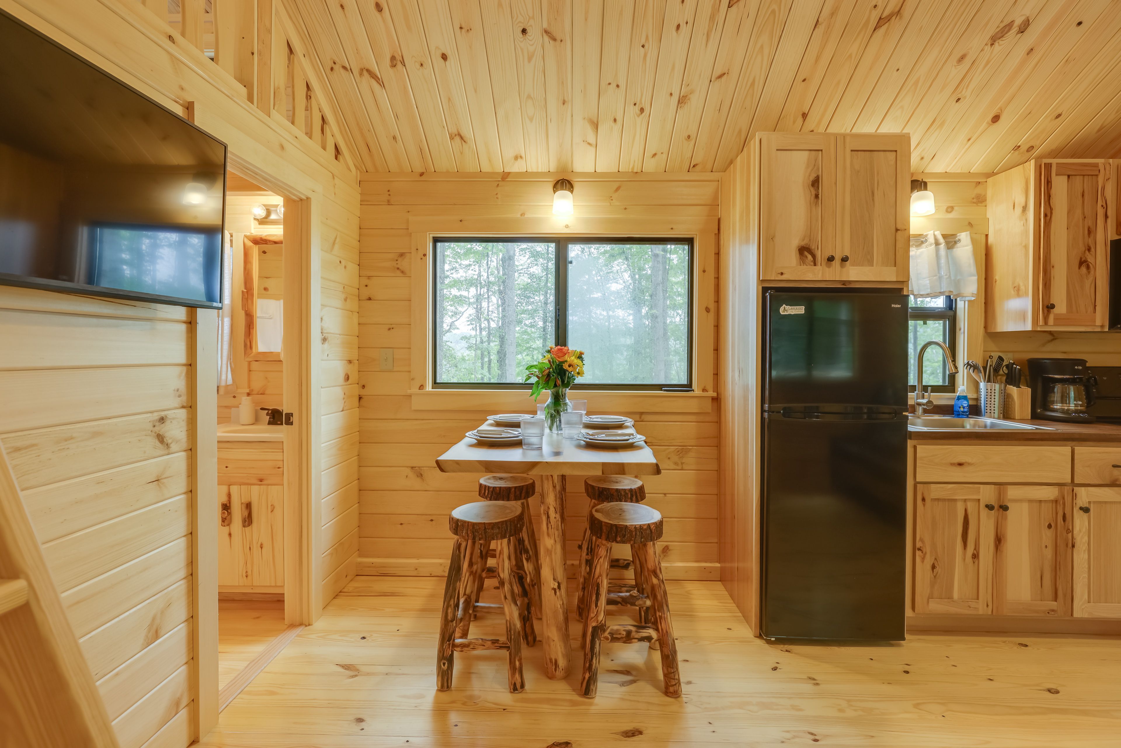 Middlebury Center Vacation Rental | 2BR | 1BA | 4 Steps to Enter | 450 Sq Ft