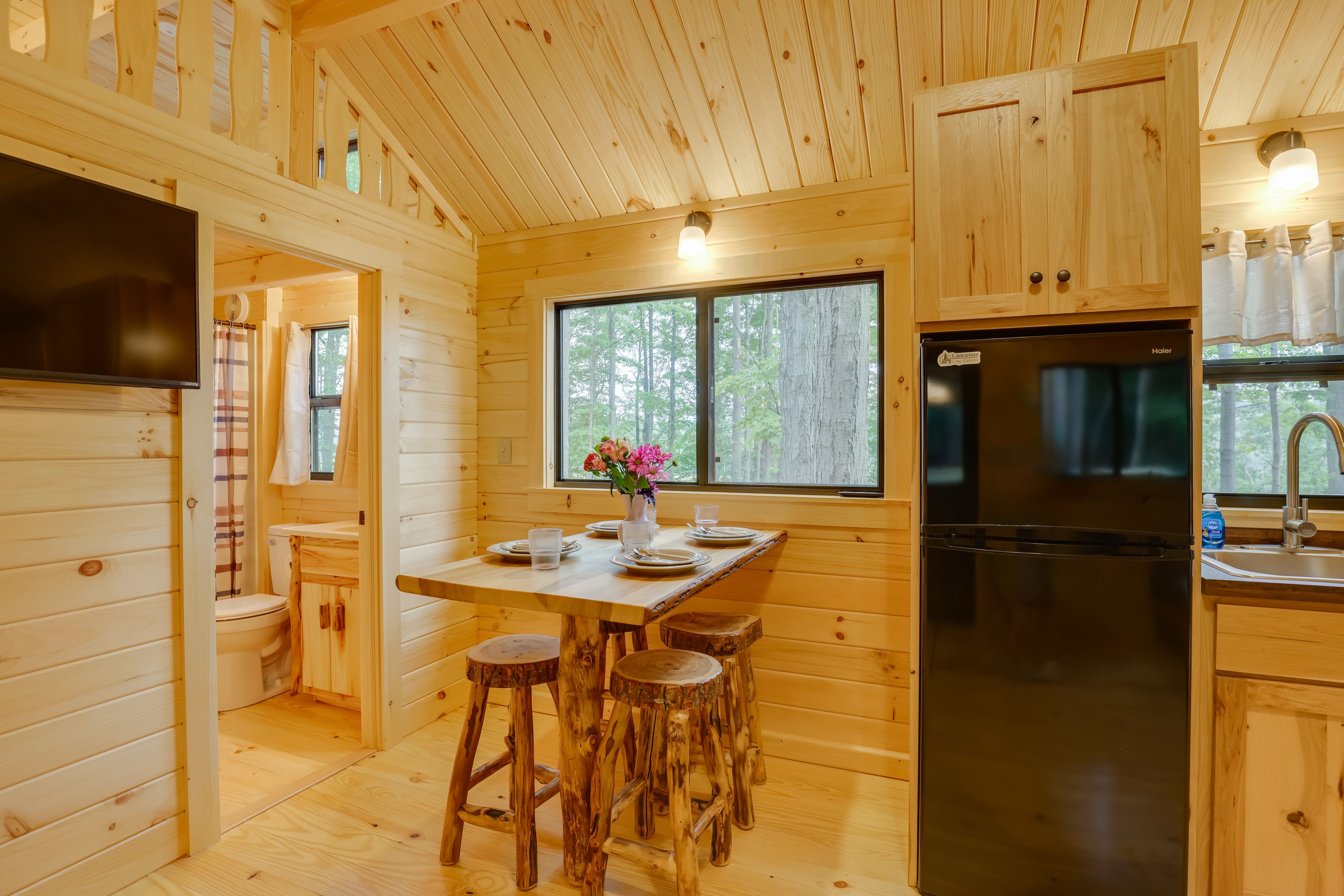 Middlebury Center Vacation Rental | 2BR | 1BA | 4 Steps to Enter | 450 Sq Ft
