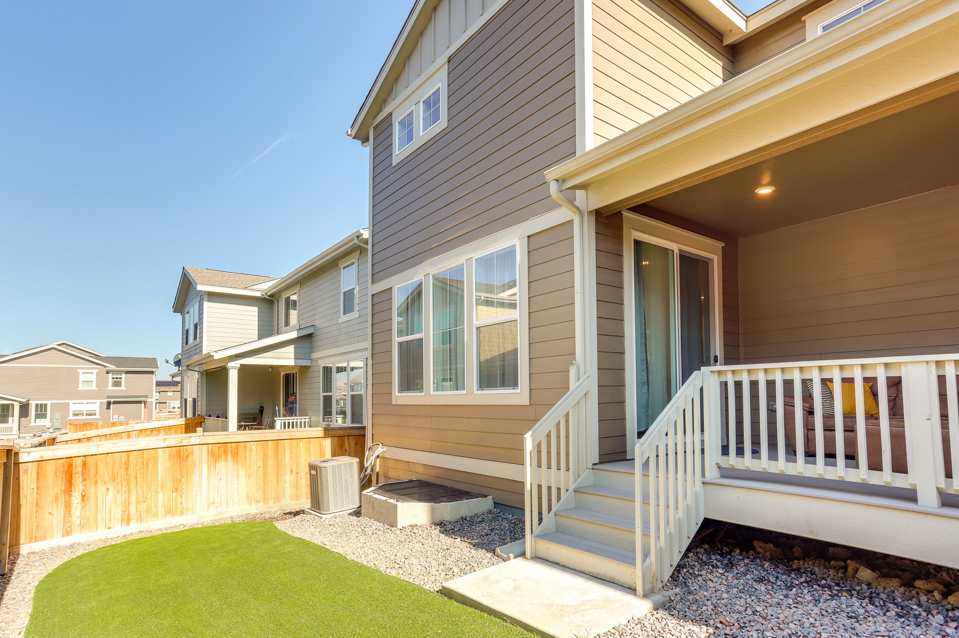Townhome Exterior | Private Yard