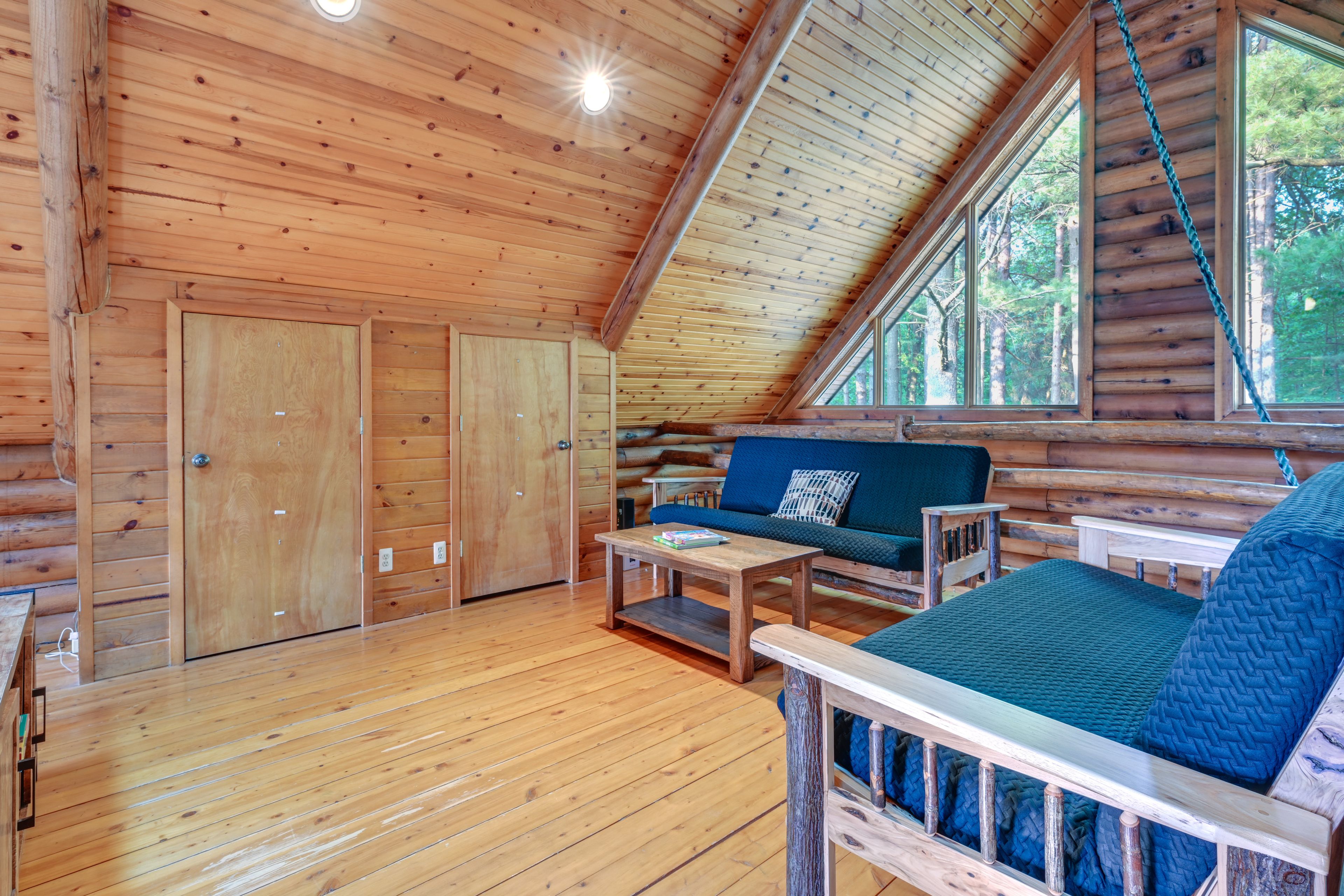 Loft | Upper Level | 2 Full Futons | Crib Available